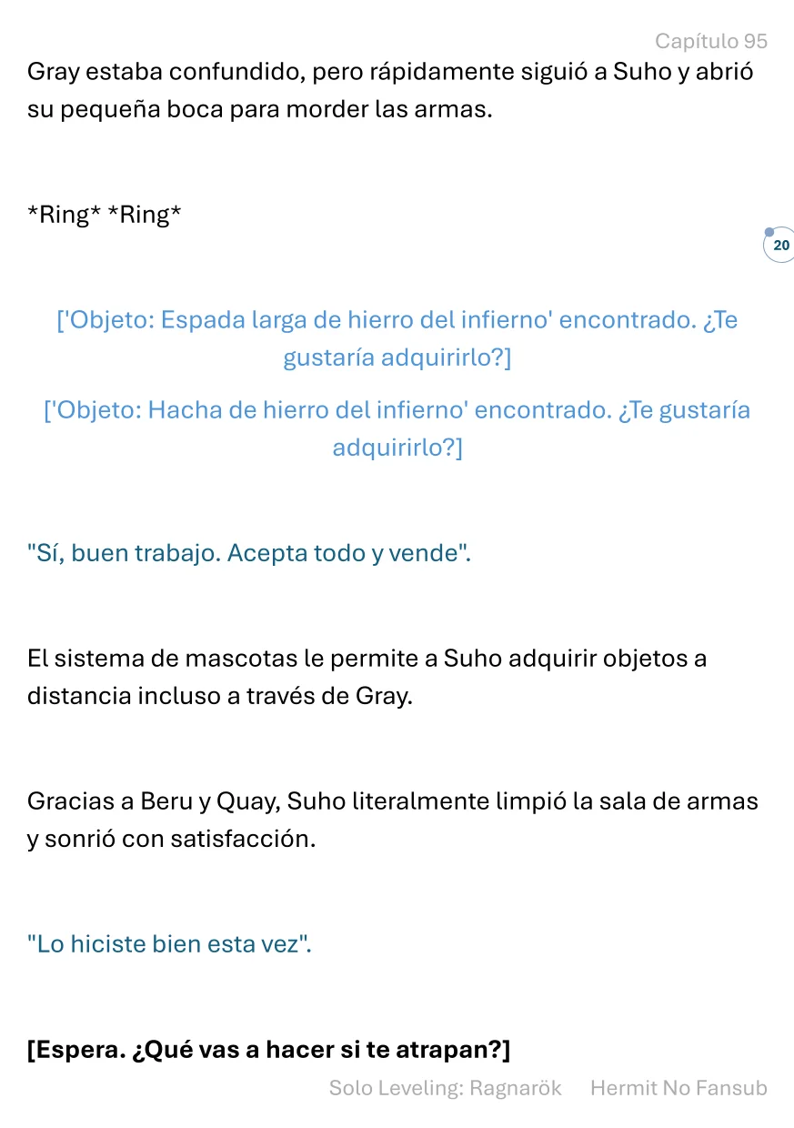 Página 21 del Manga