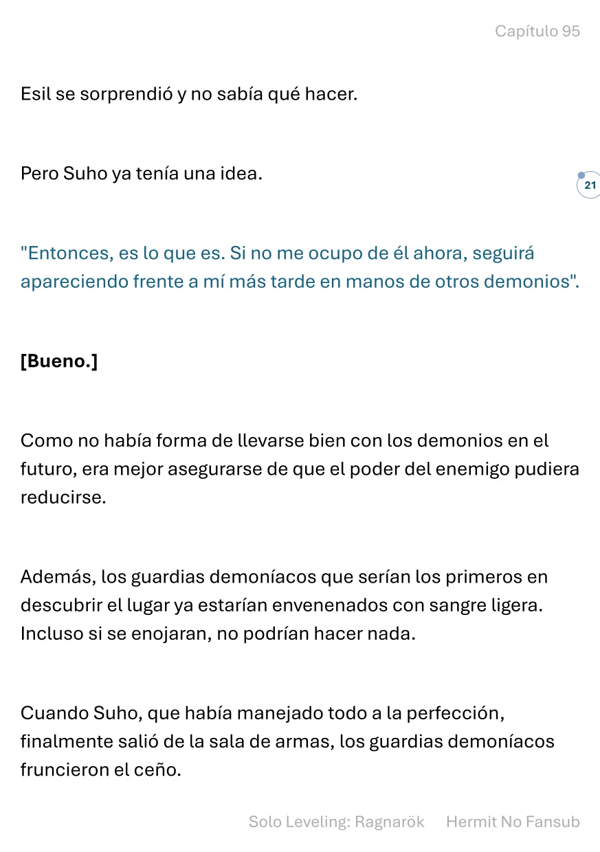 Página 22 del Manga