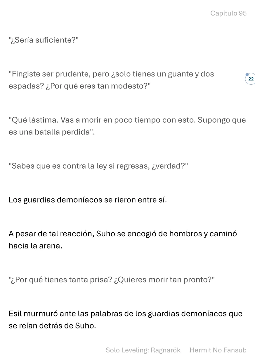 Página 23 del Manga