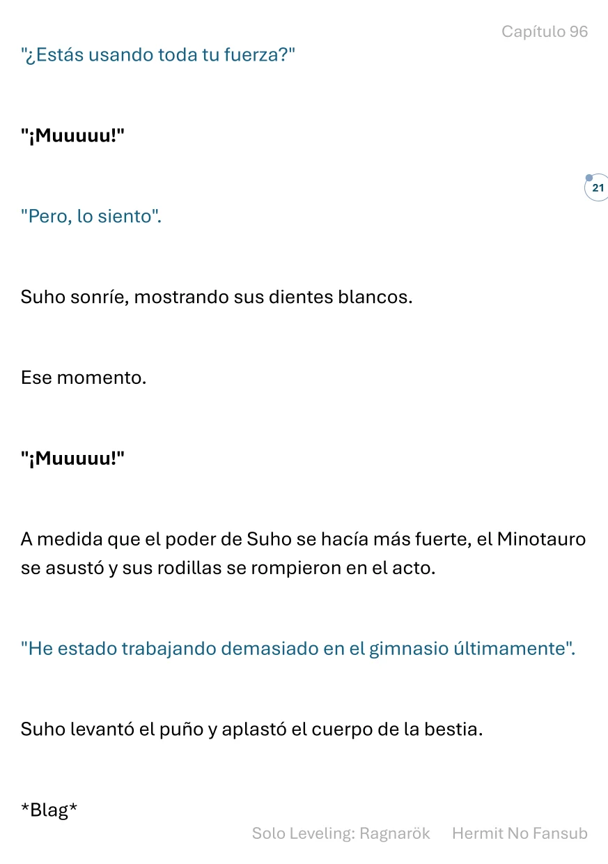 Página 22 del Manga