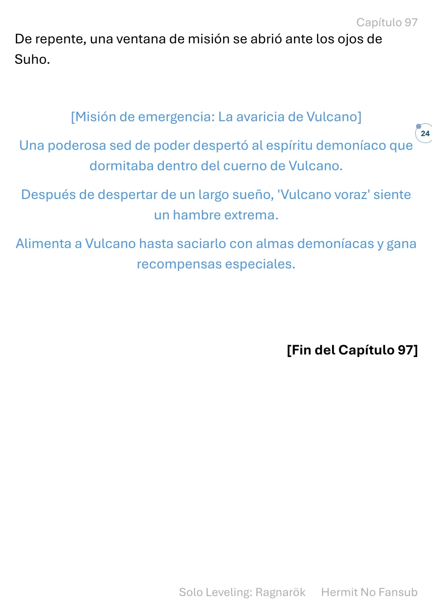 Página 25 del Manga