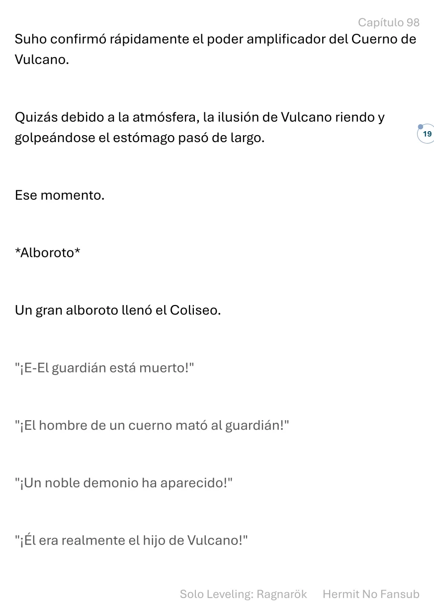 Página 20 del Manga