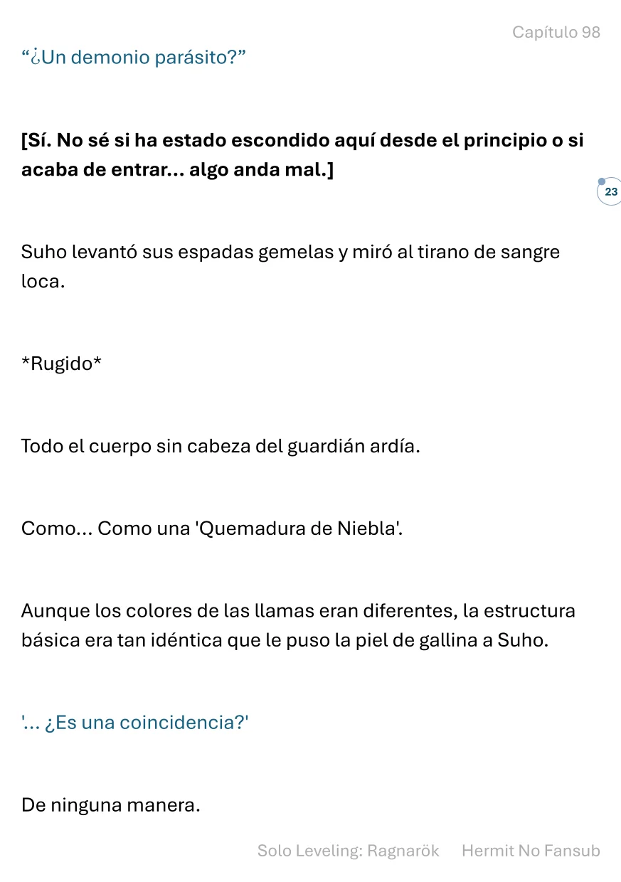 Página 24 del Manga