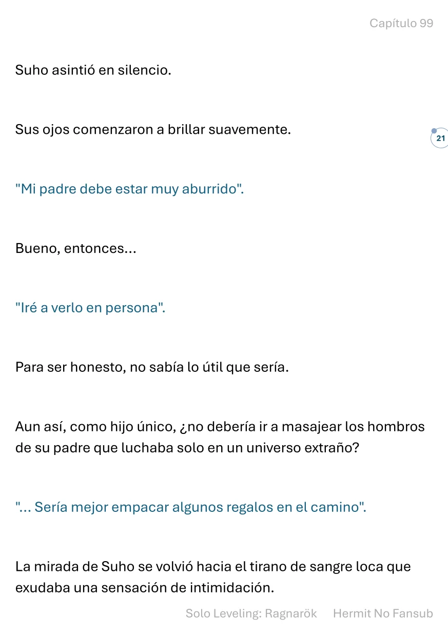 Página 22 del Manga