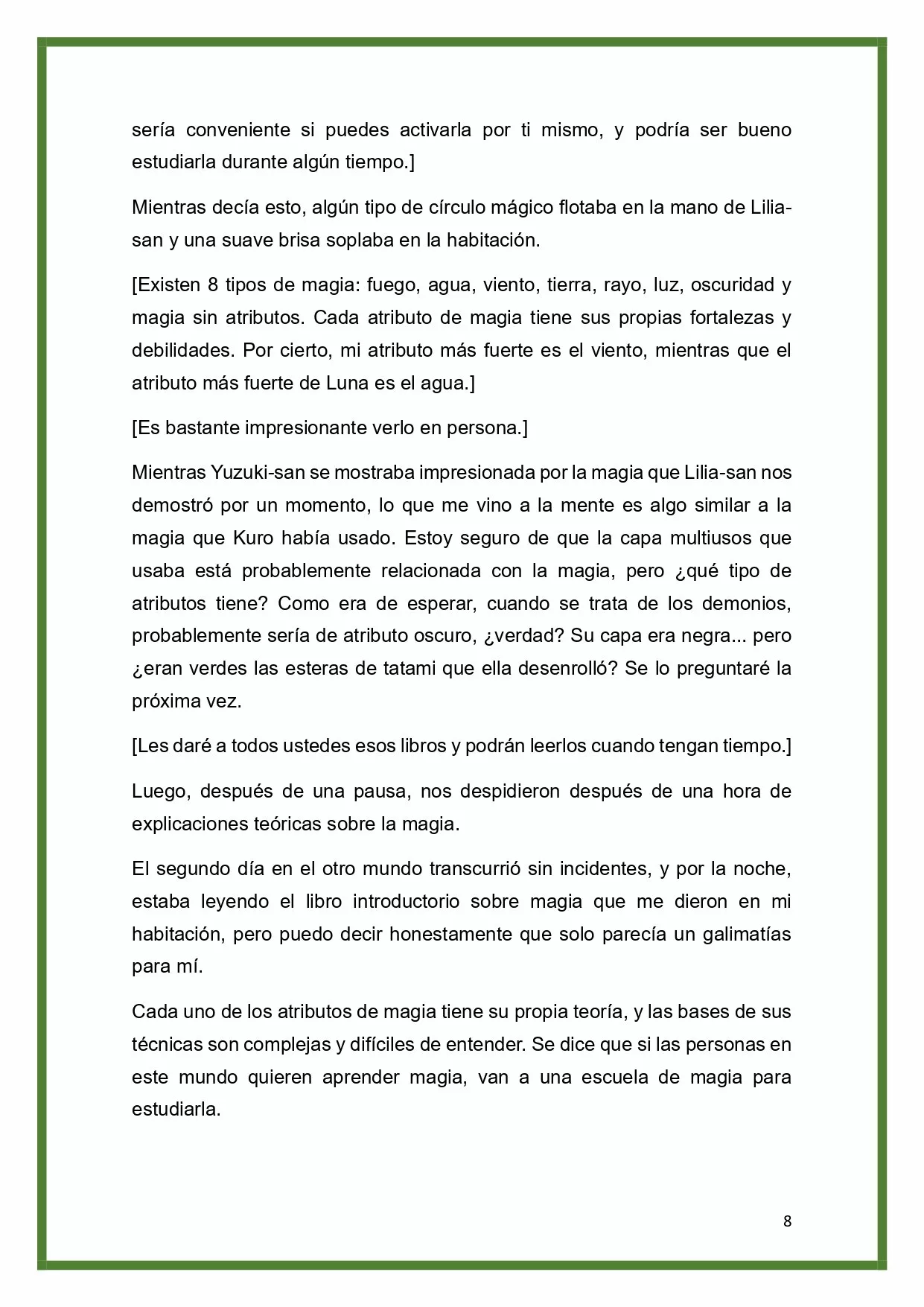 Página 8 del Manga