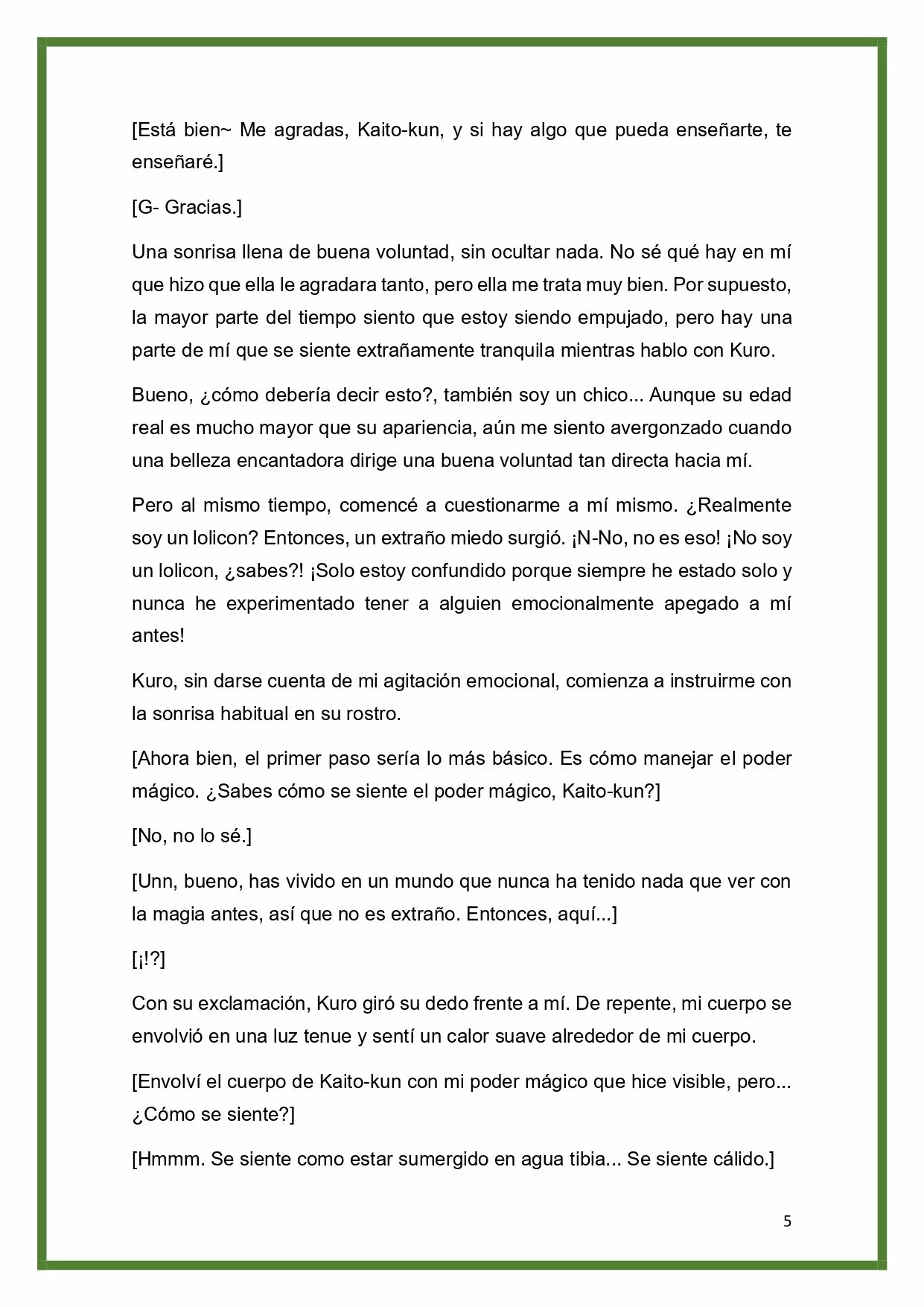 Página 5 del Manga