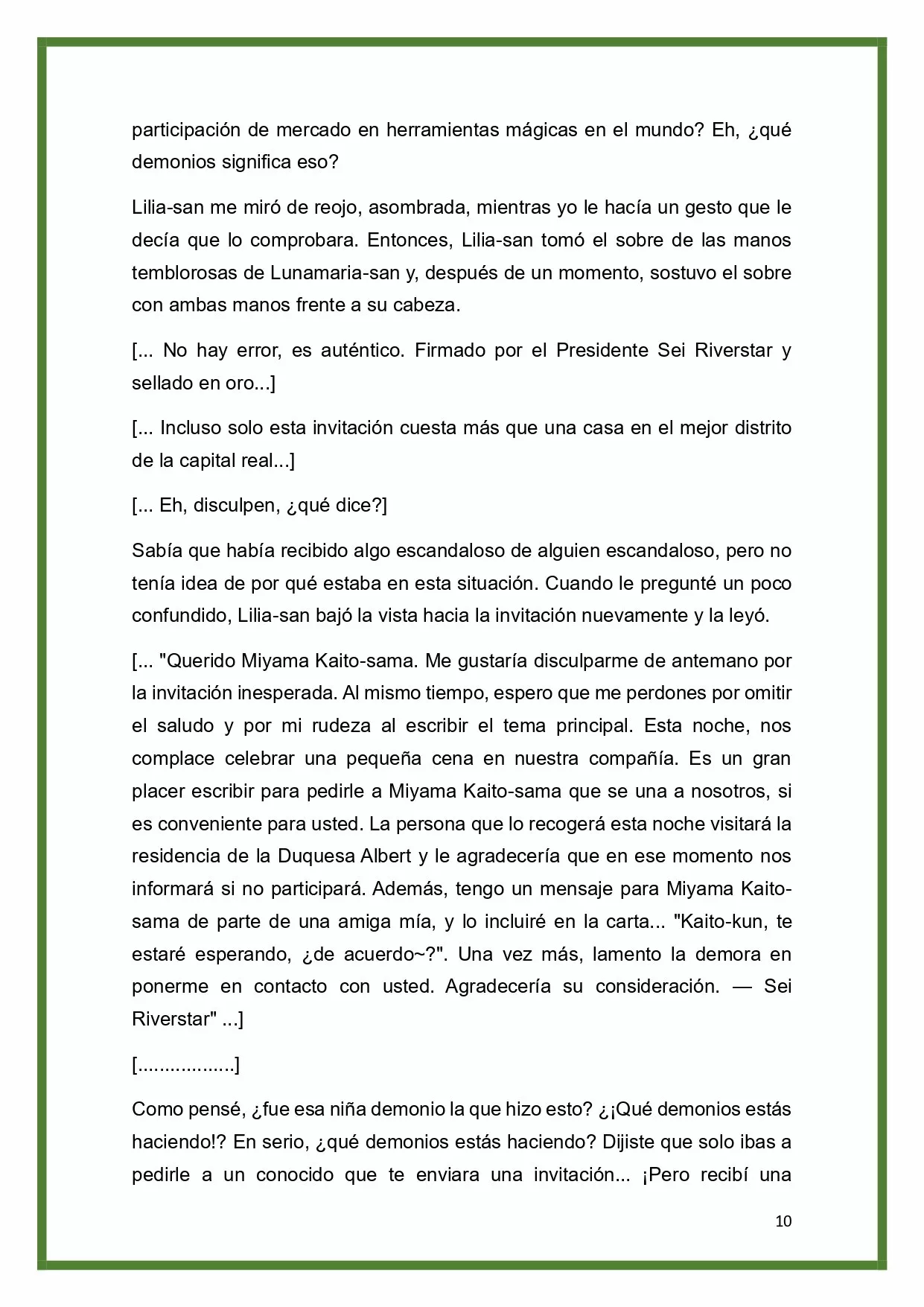 Página 10 del Manga