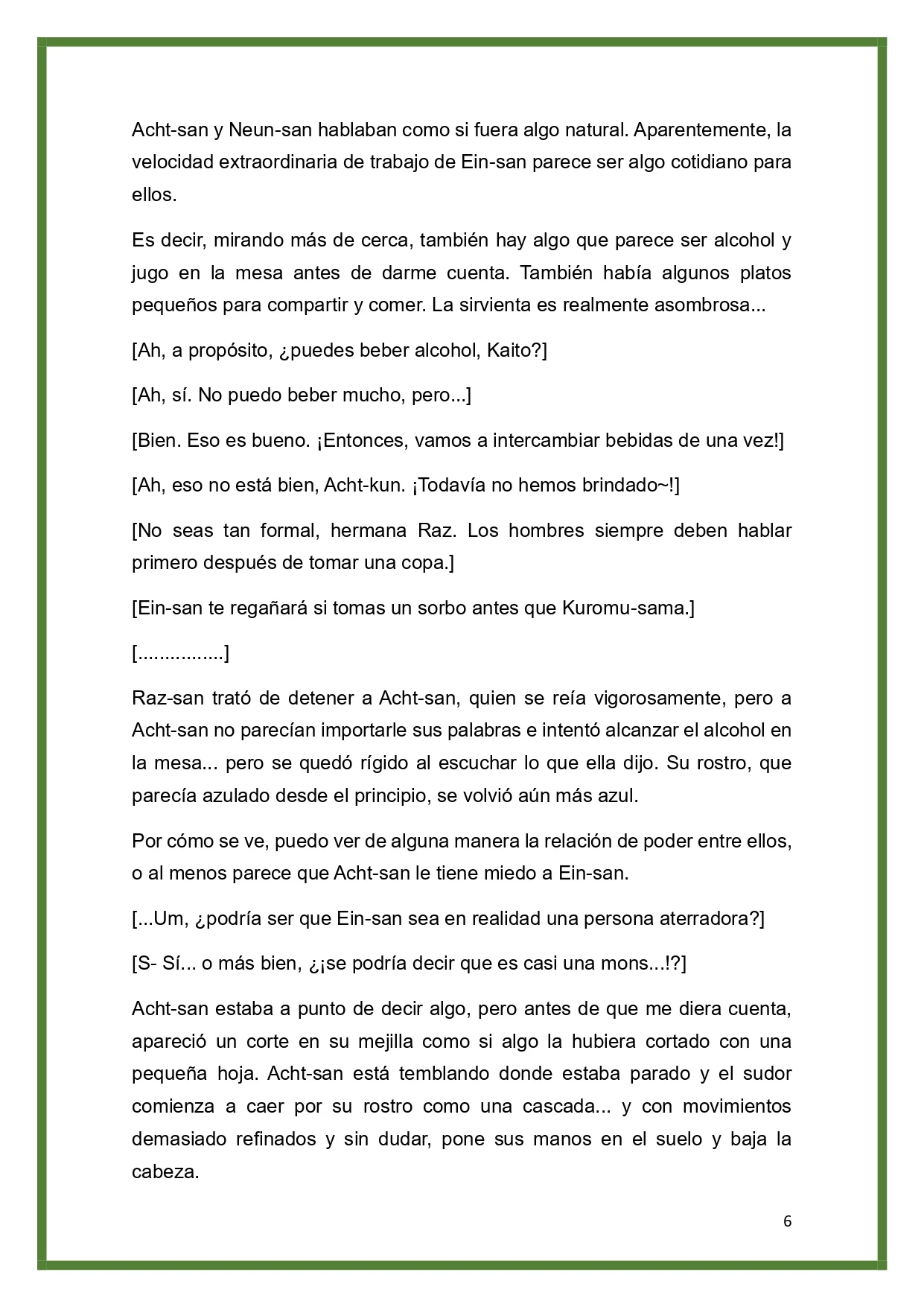 Página 6 del Manga
