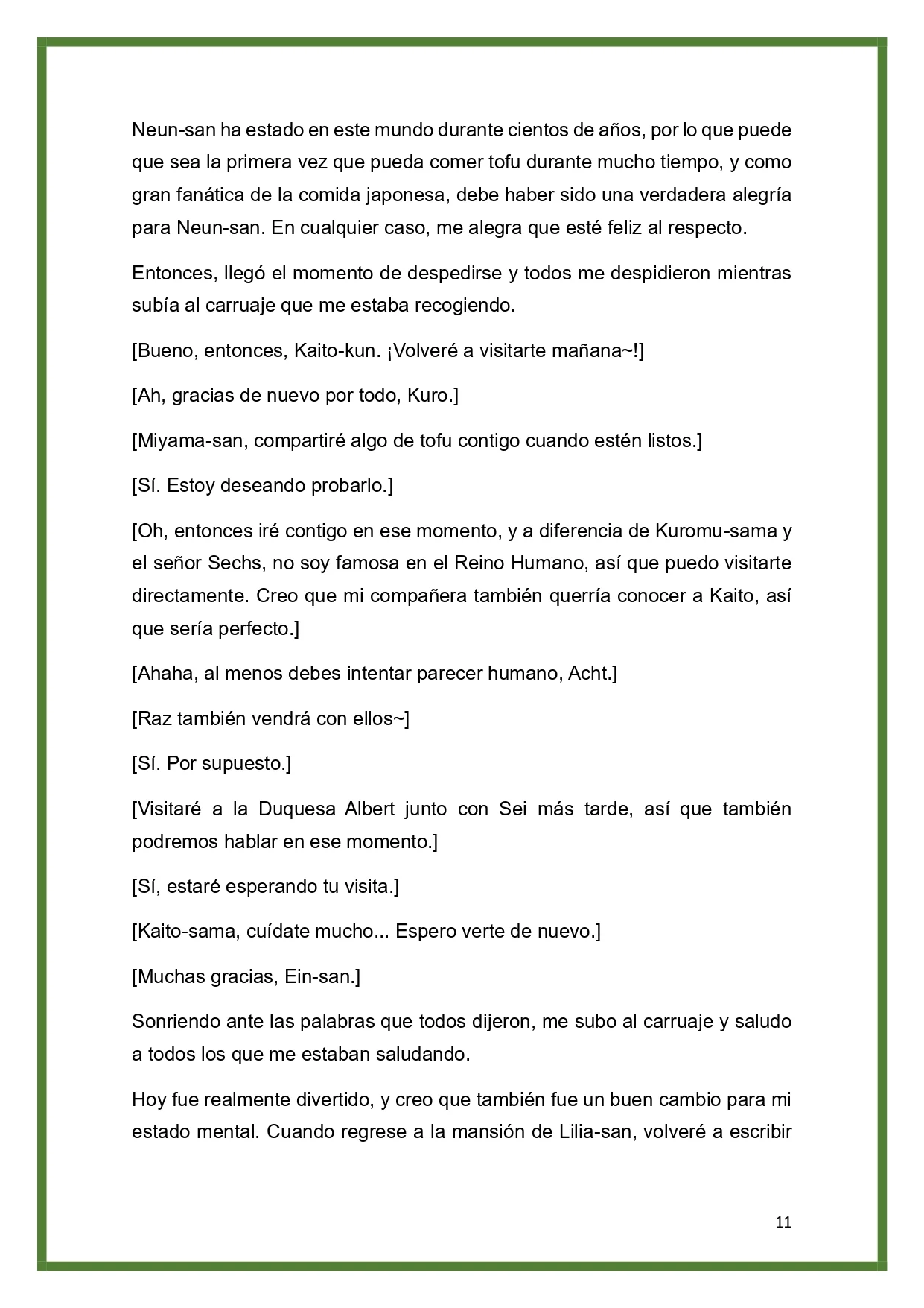 Página 11 del Manga