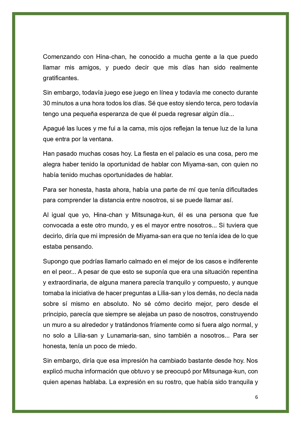 Página 6 del Manga