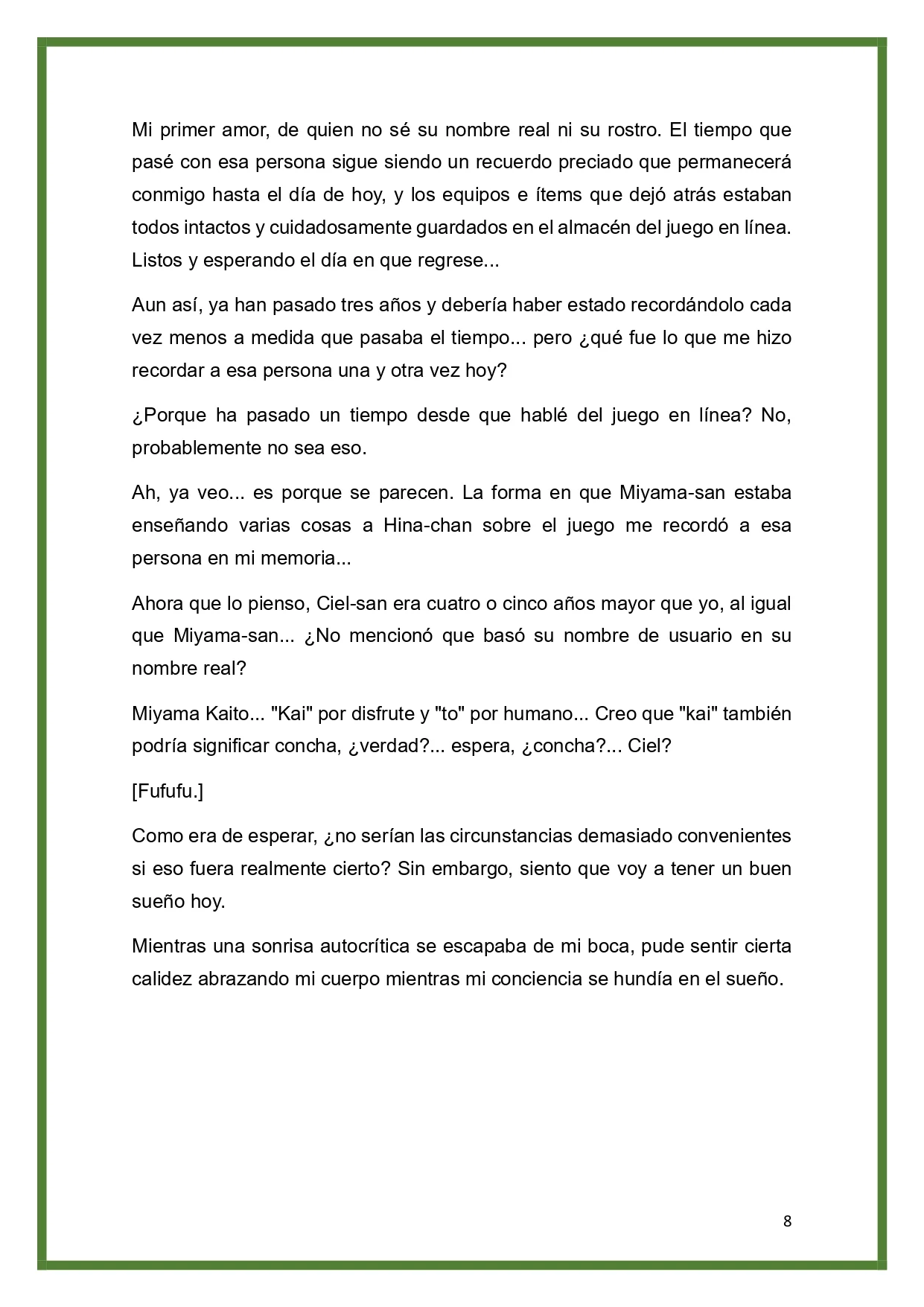 Página 8 del Manga