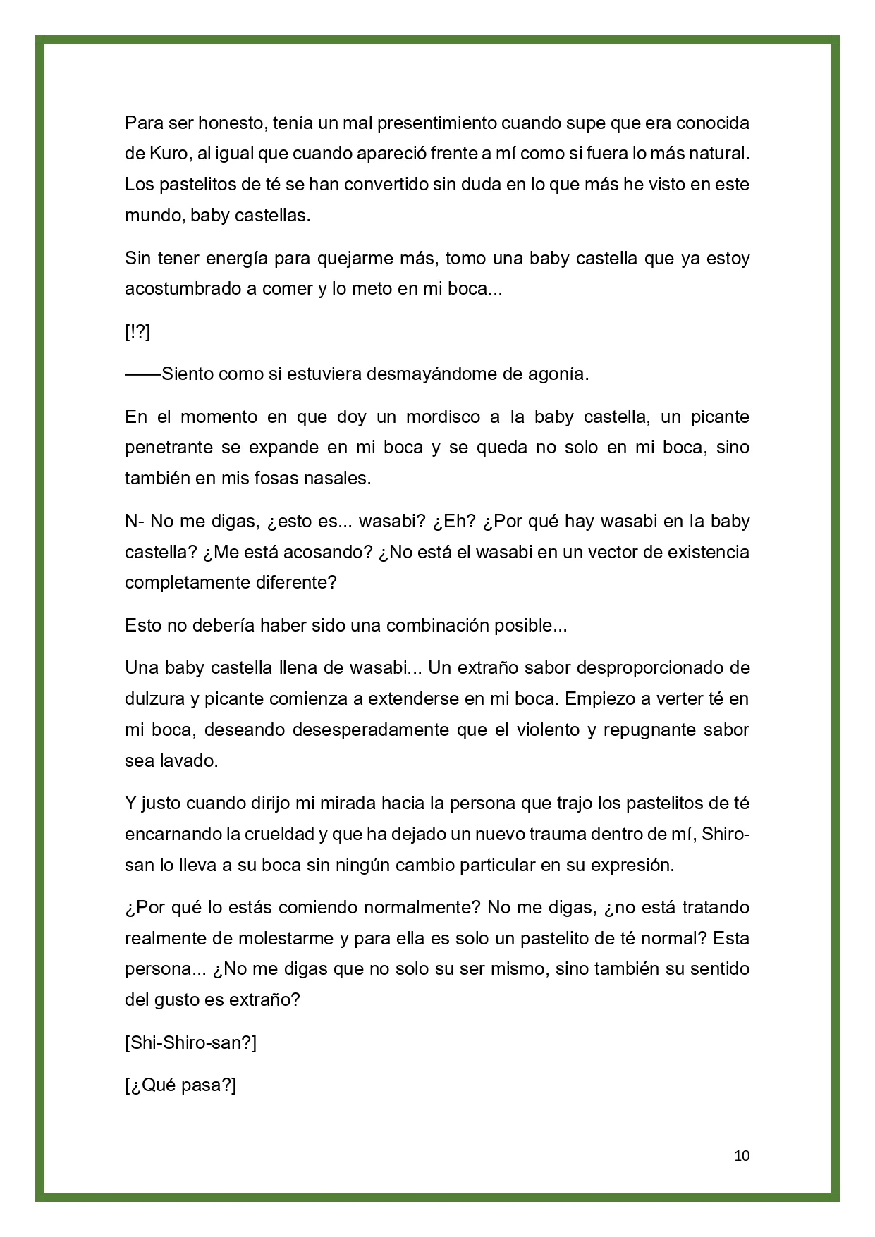 Página 10 del Manga