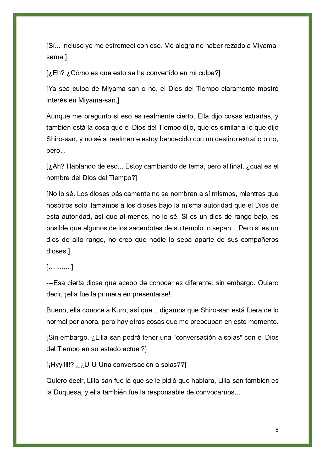 Página 8 del Manga