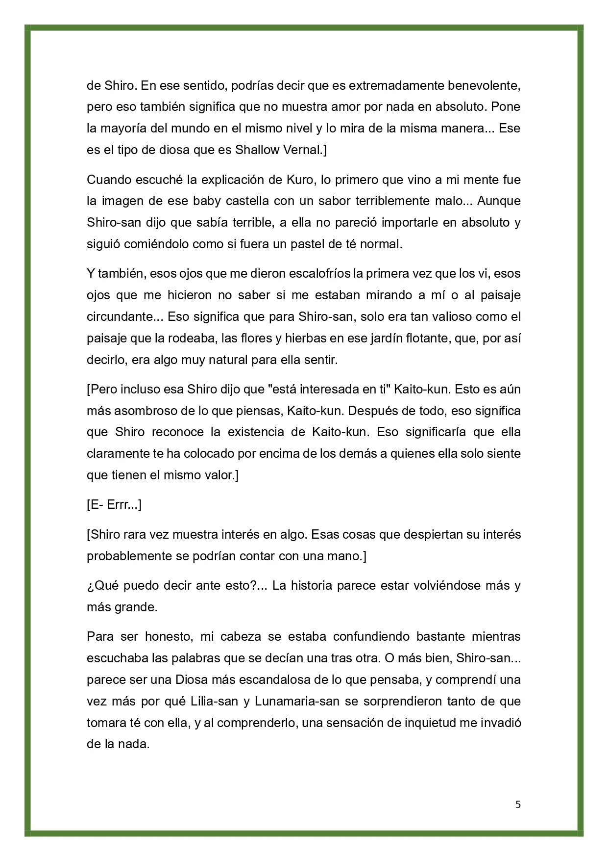 Página 5 del Manga