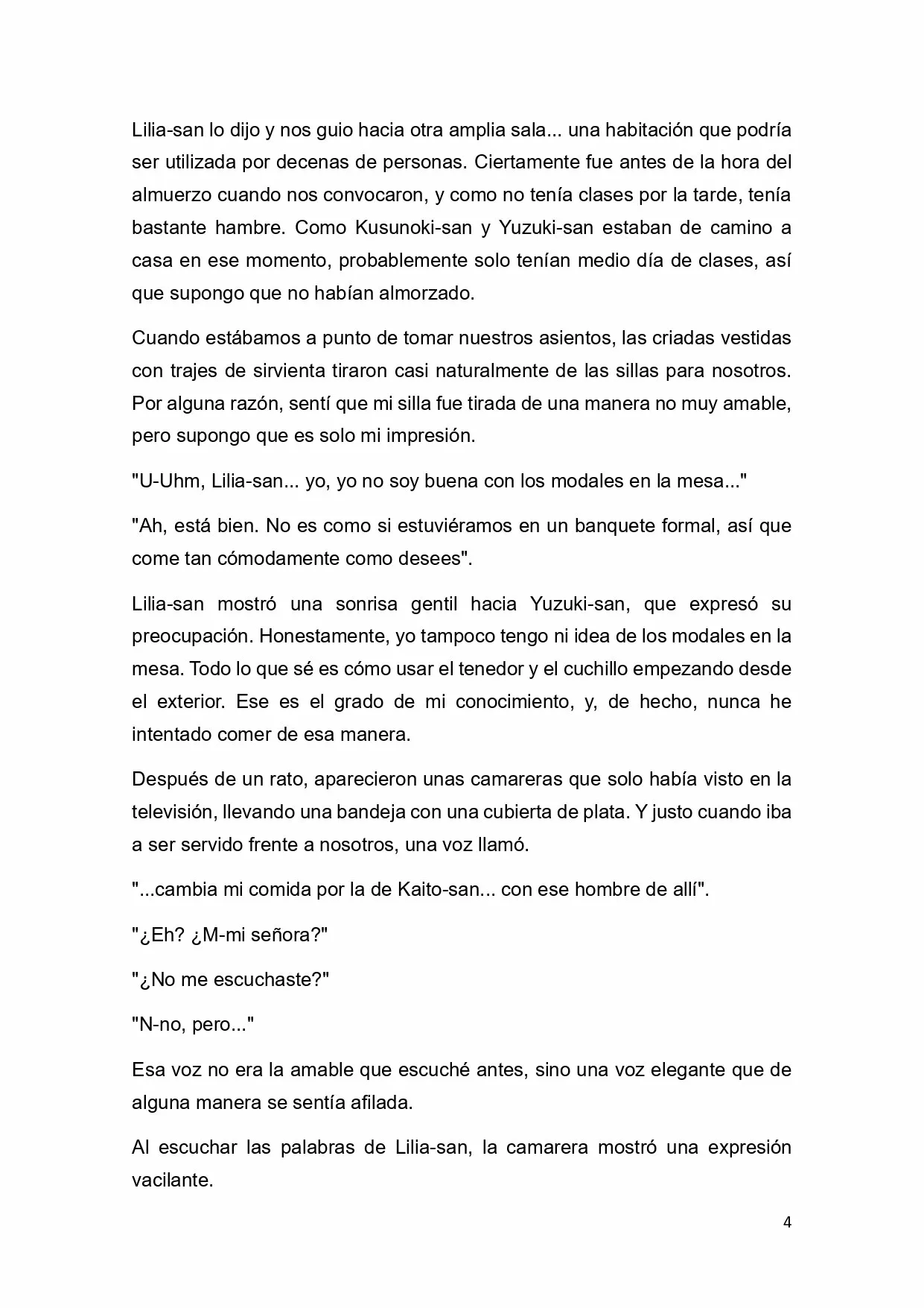 Página 4 del Manga