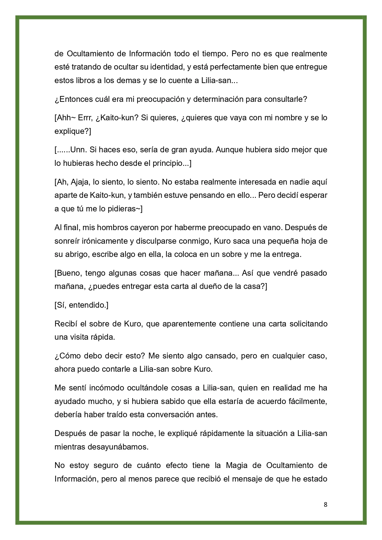 Página 8 del Manga