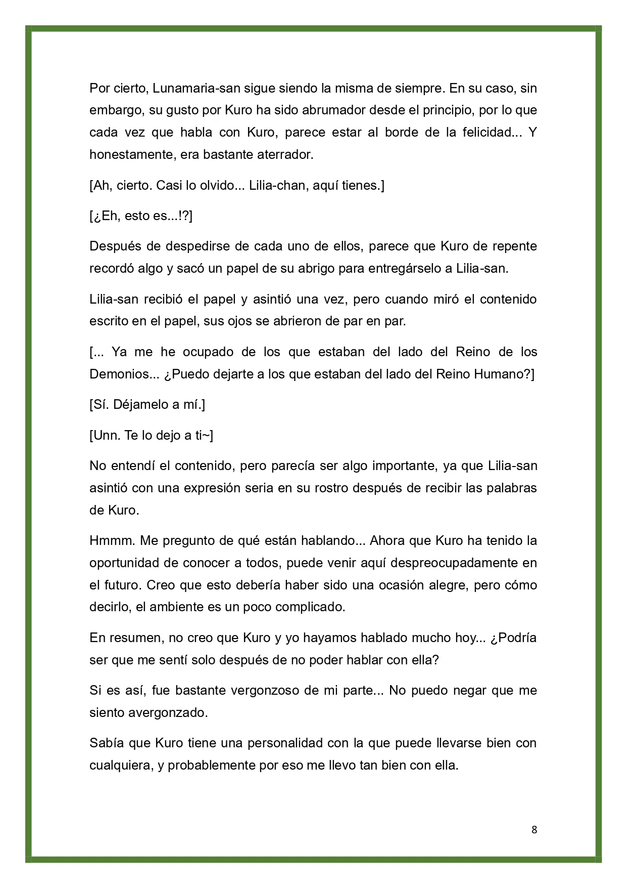 Página 8 del Manga