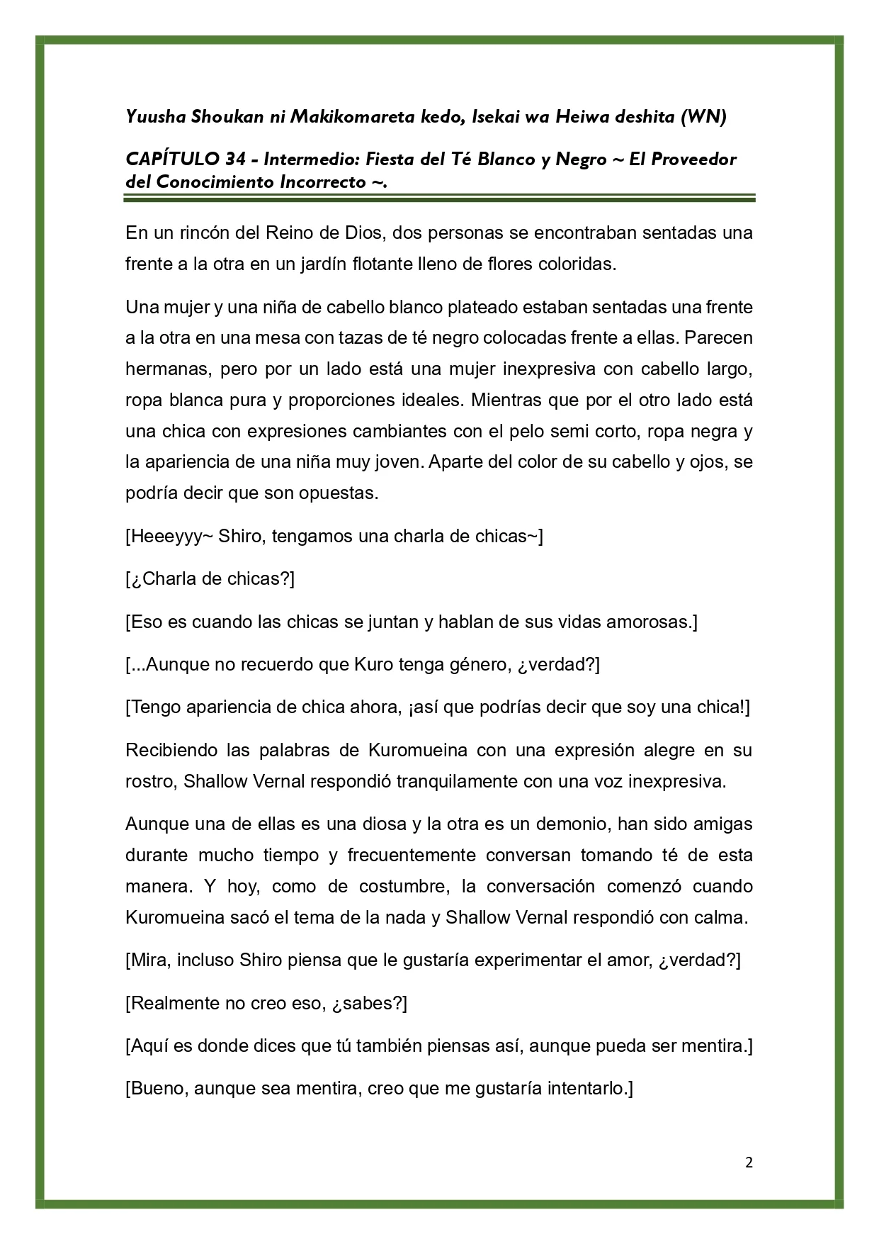 Página 2 del Manga