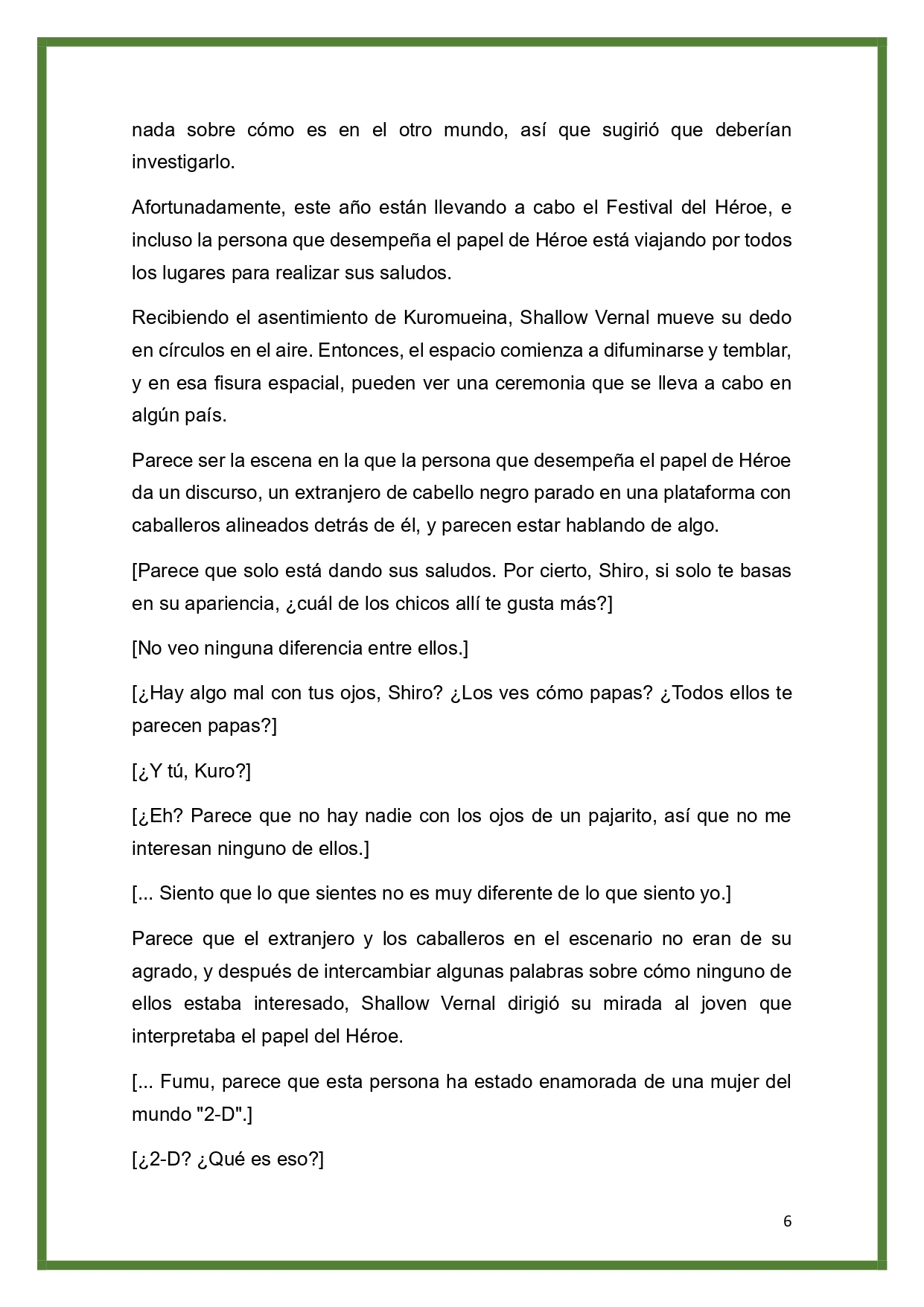 Página 6 del Manga