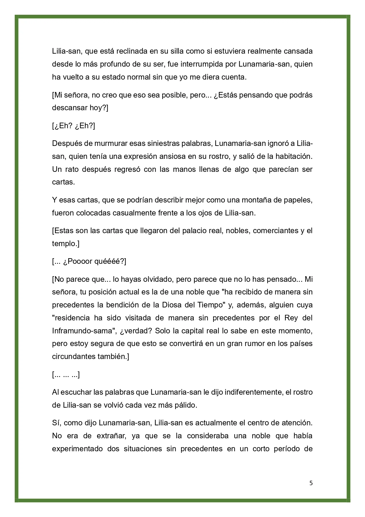 Página 5 del Manga
