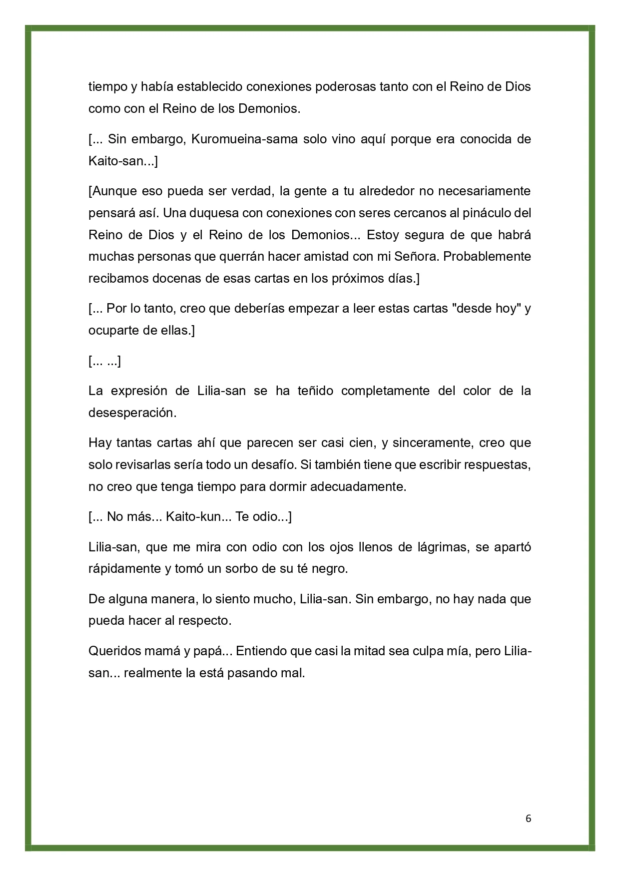 Página 6 del Manga