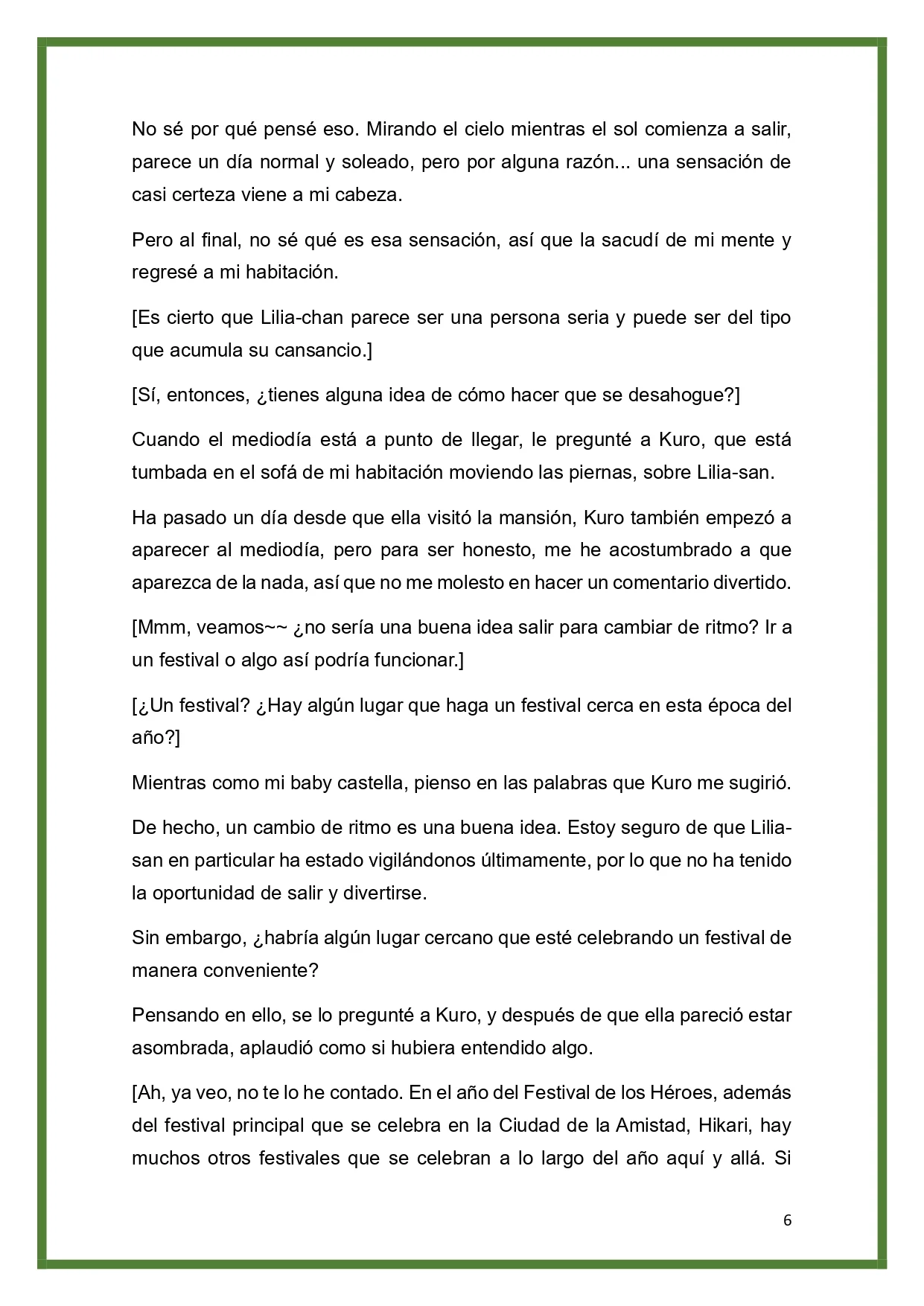 Página 6 del Manga
