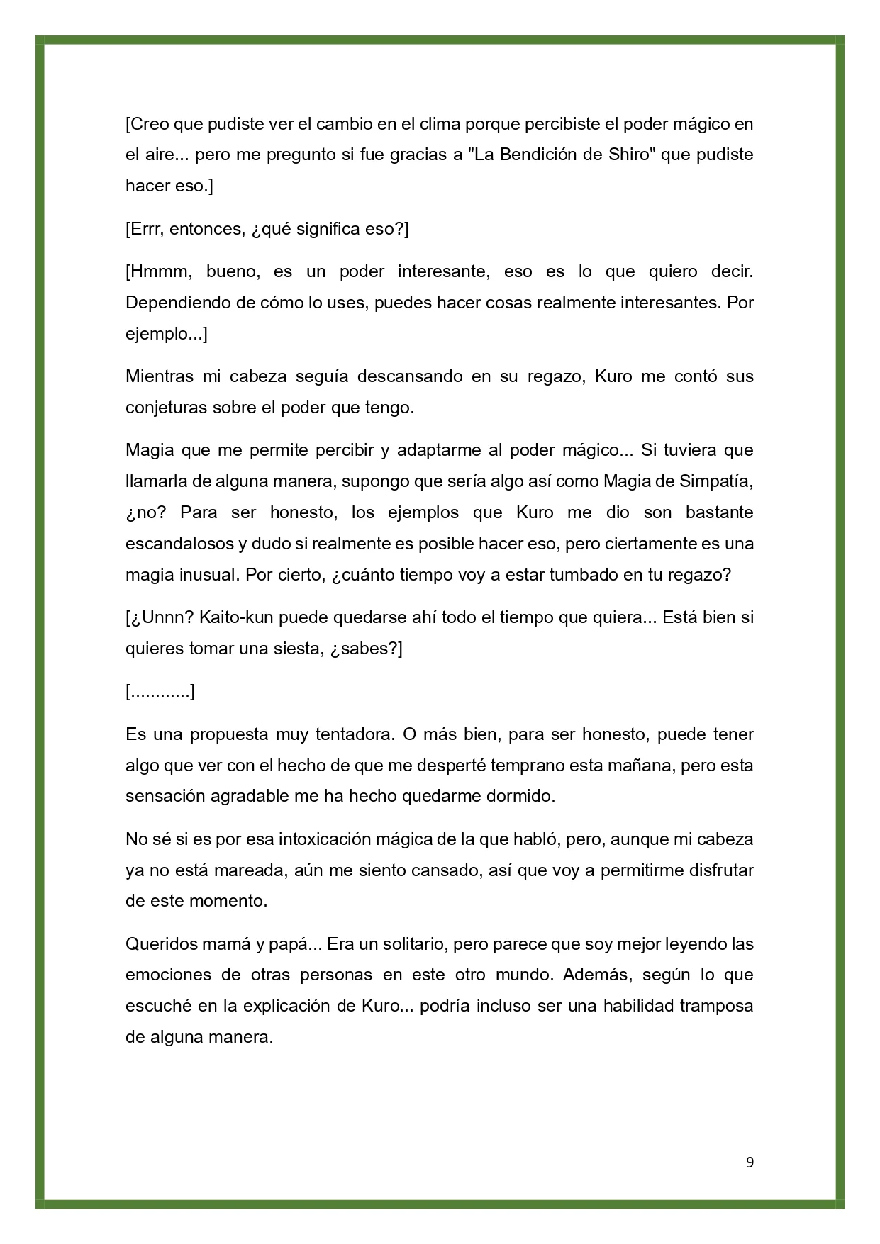 Página 9 del Manga