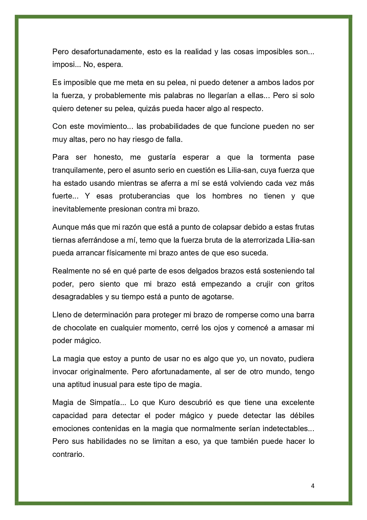 Página 4 del Manga