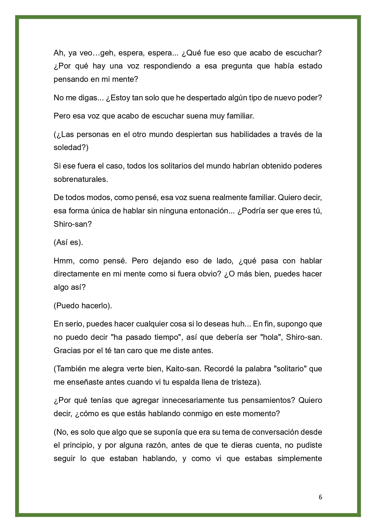 Página 6 del Manga