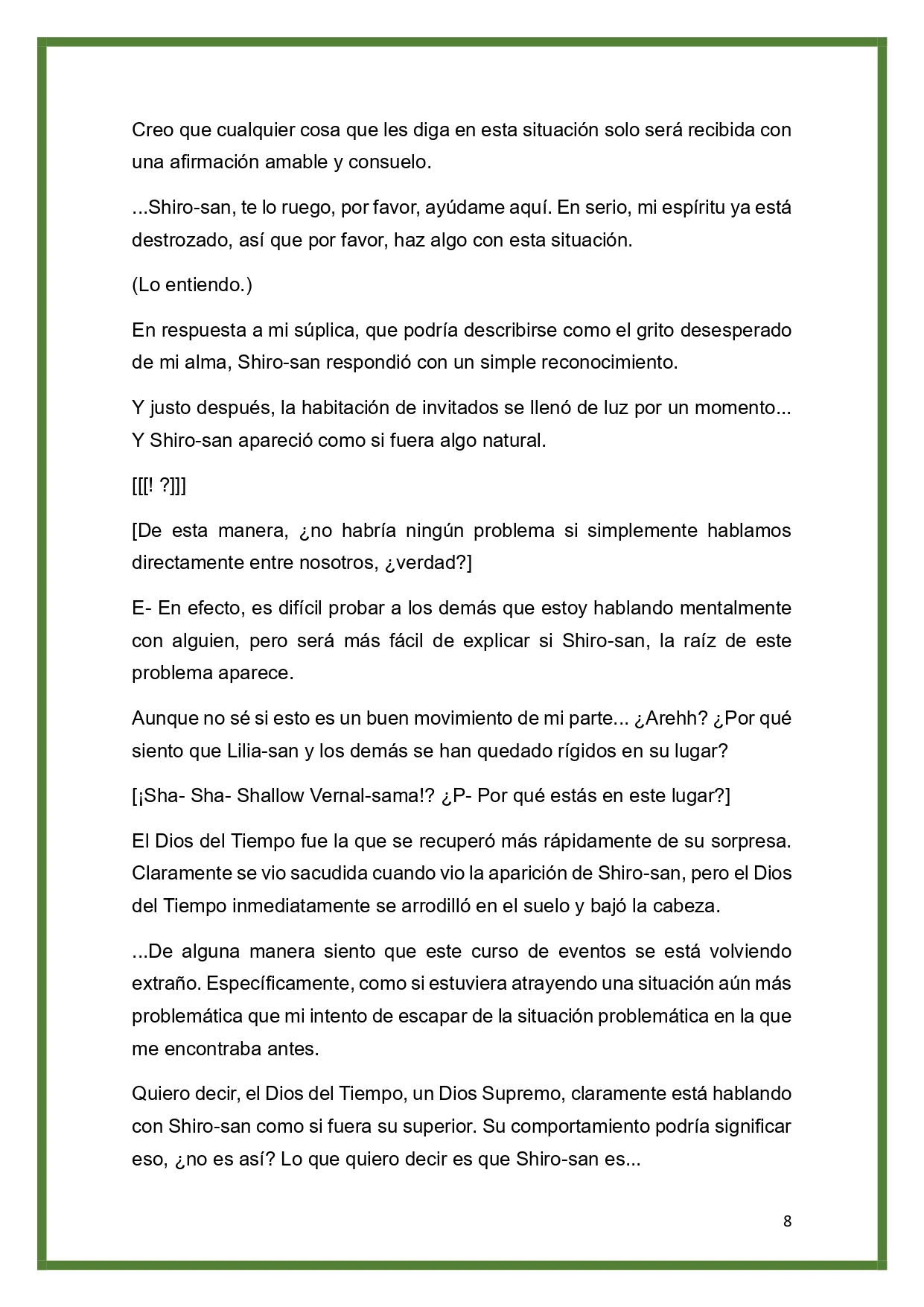 Página 8 del Manga