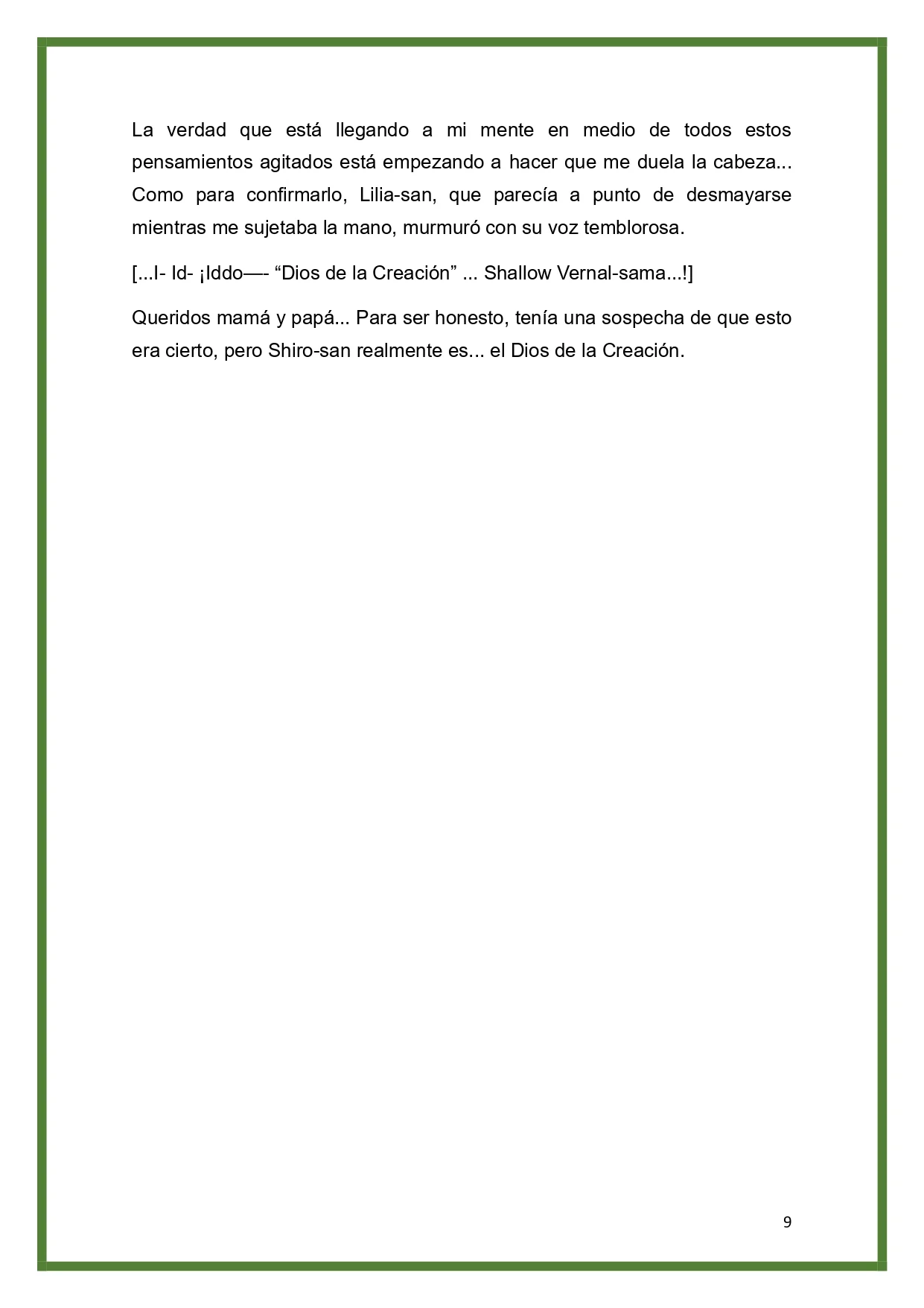 Página 9 del Manga