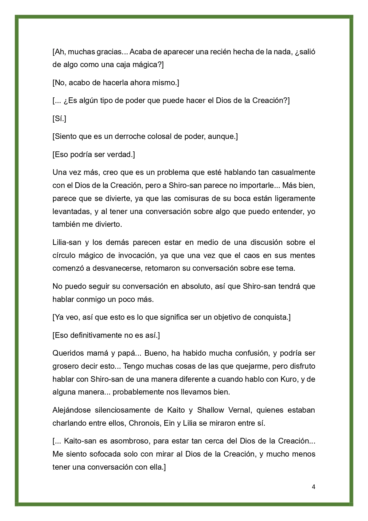 Página 4 del Manga