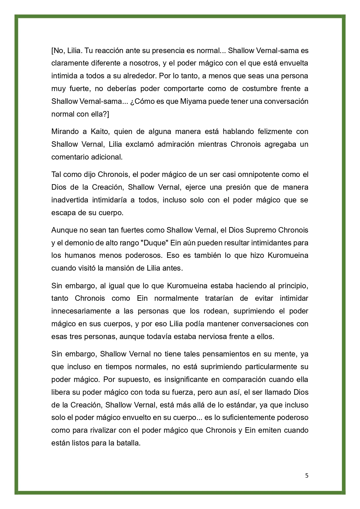 Página 5 del Manga