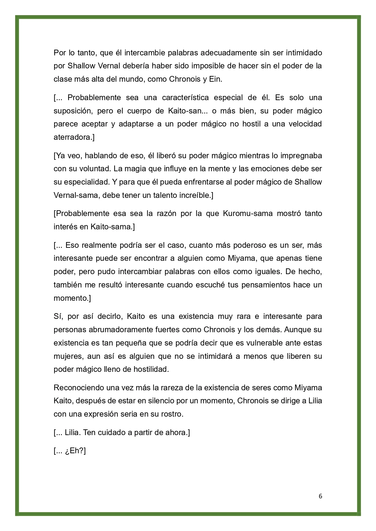 Página 6 del Manga