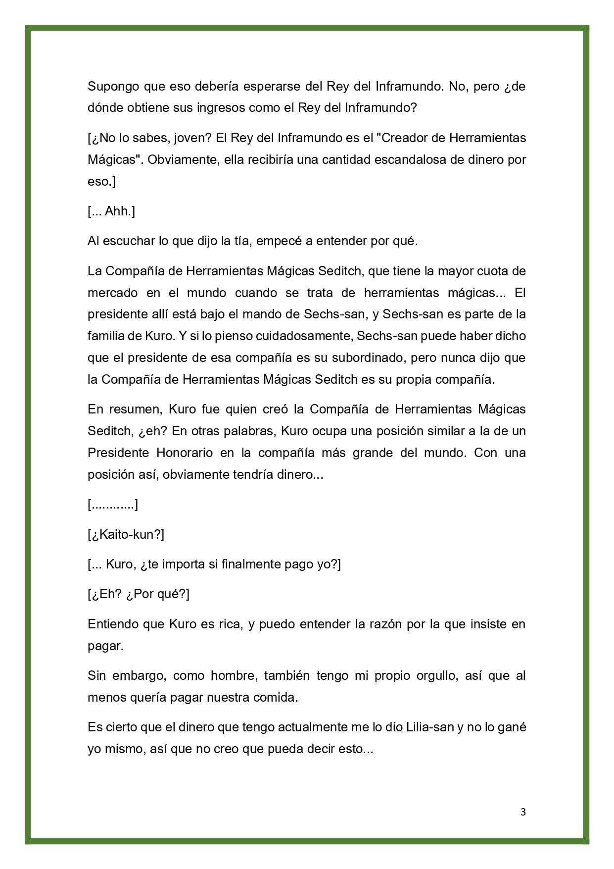 Página 3 del Manga