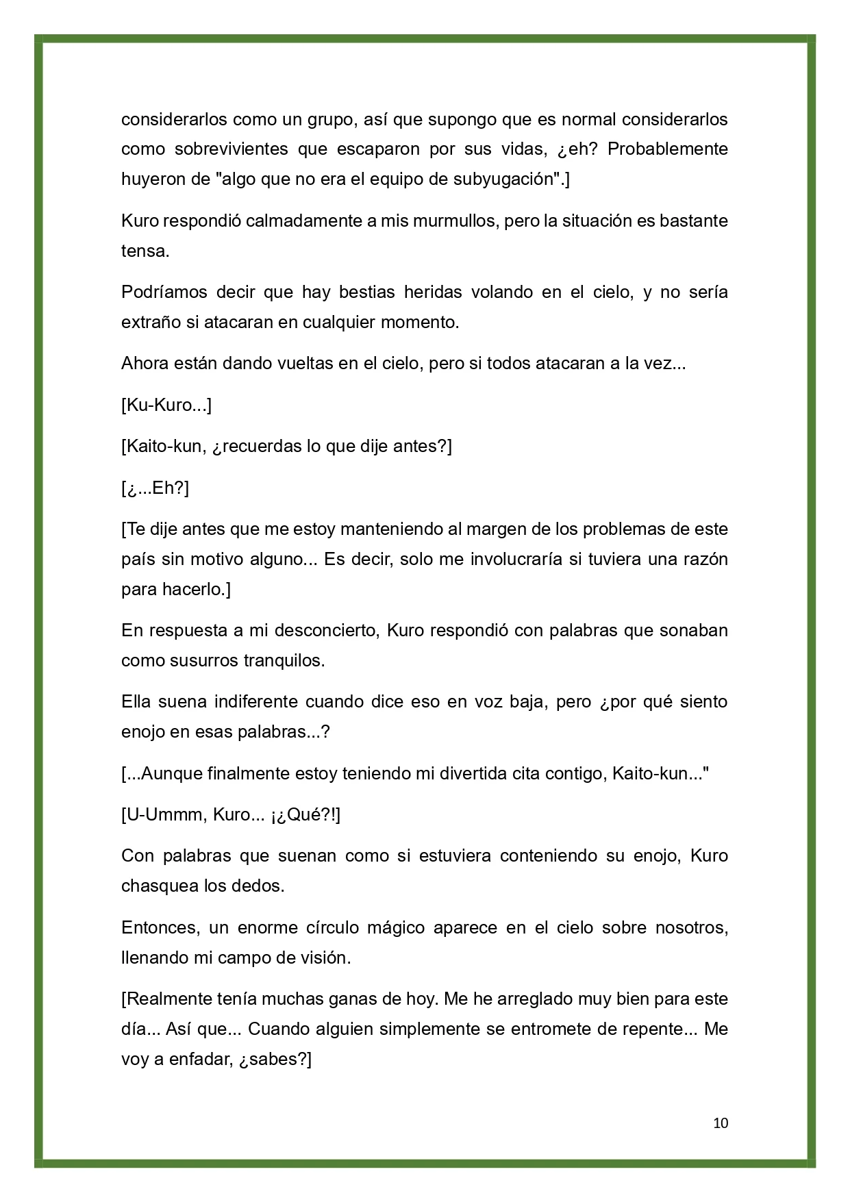 Página 10 del Manga