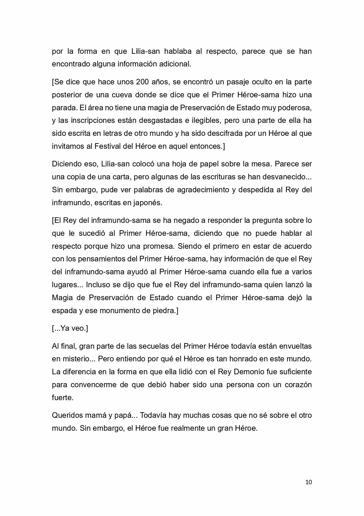 Página 10 del Manga