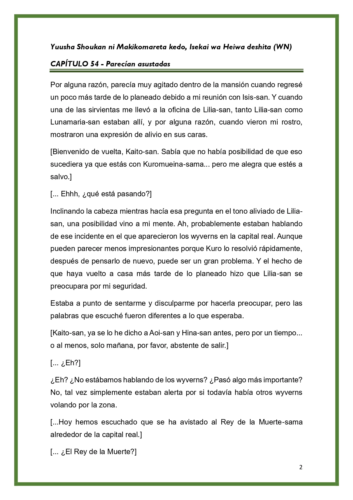 Página 2 del Manga