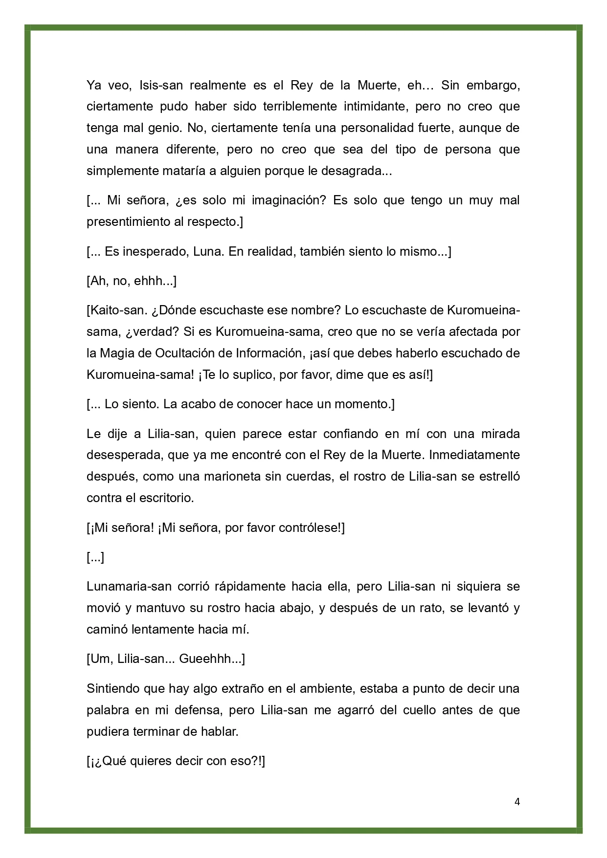 Página 4 del Manga