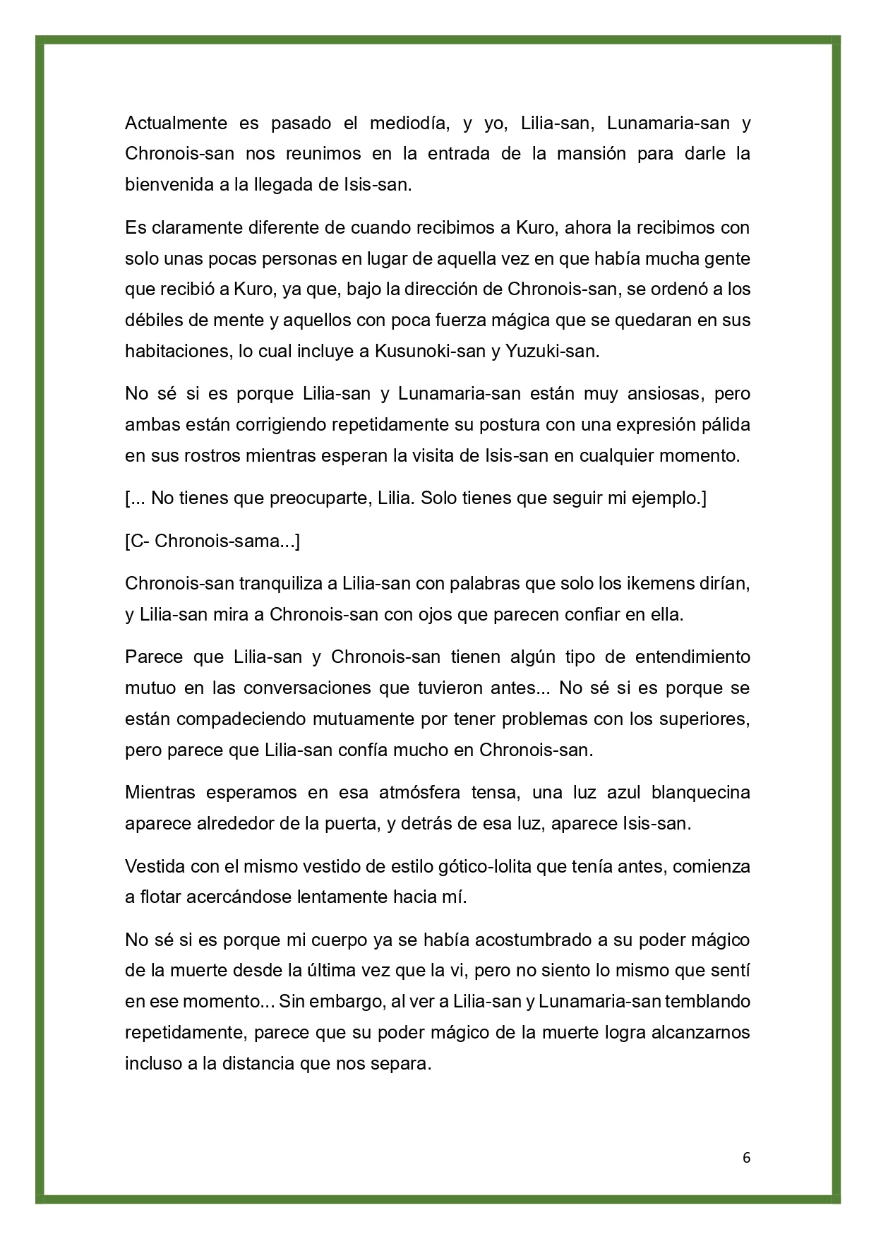 Página 6 del Manga