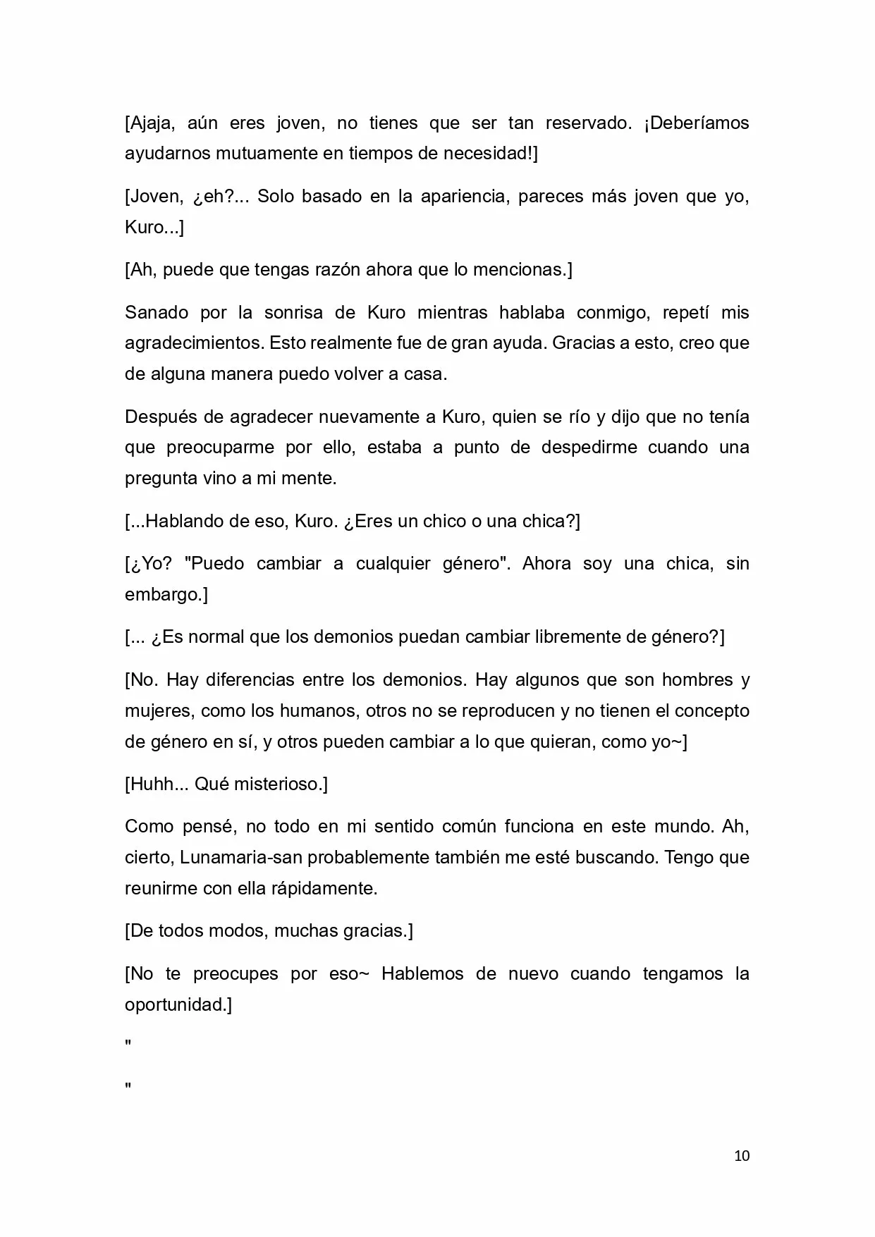 Página 10 del Manga