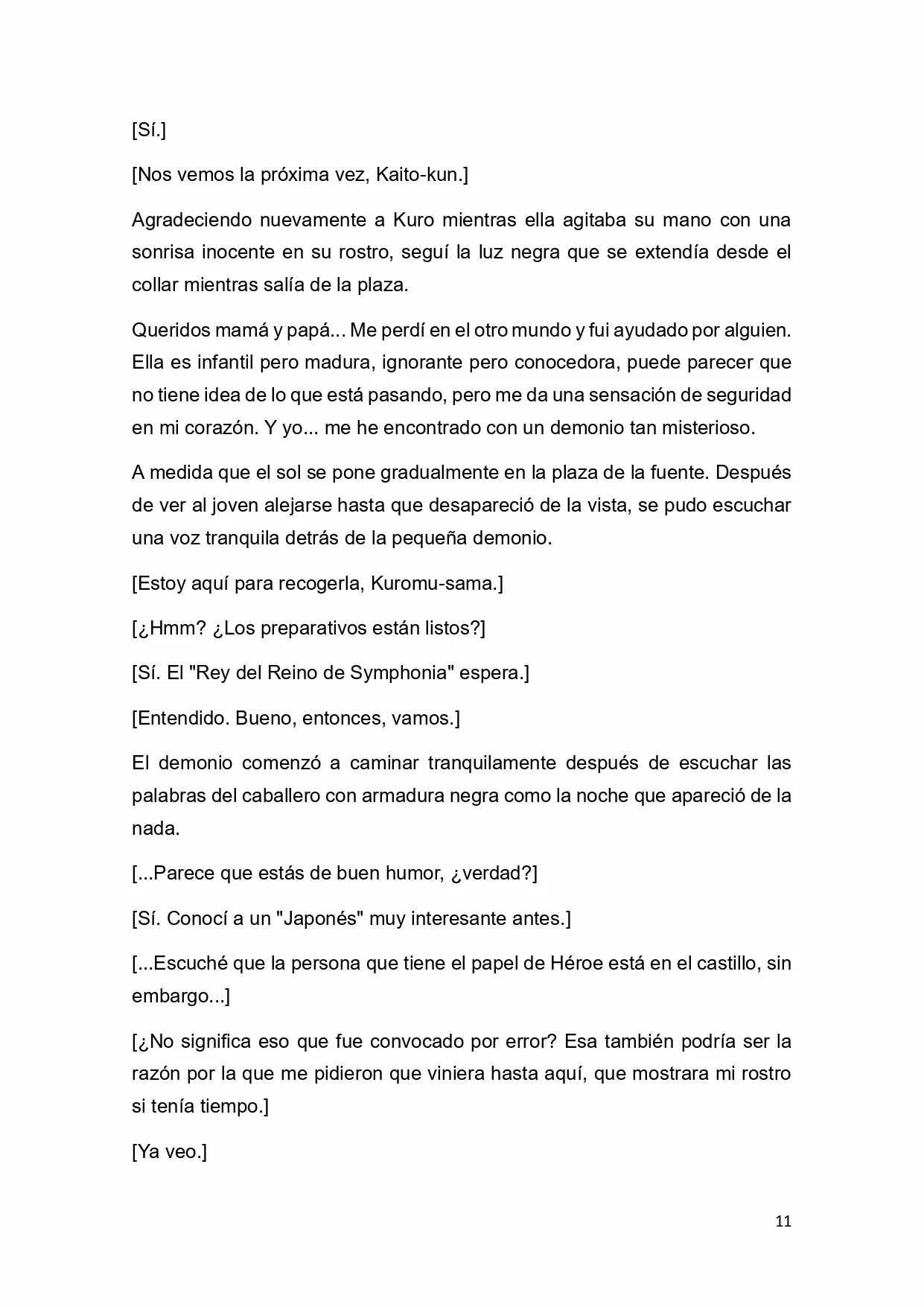 Página 11 del Manga