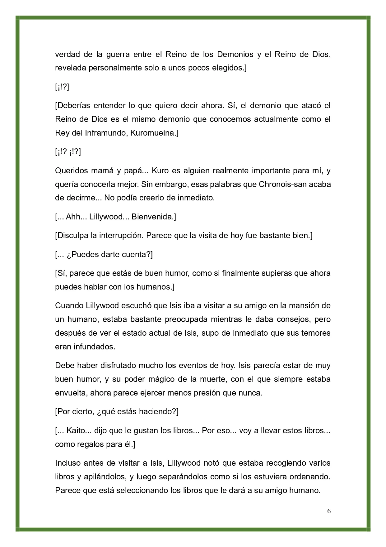 Página 6 del Manga