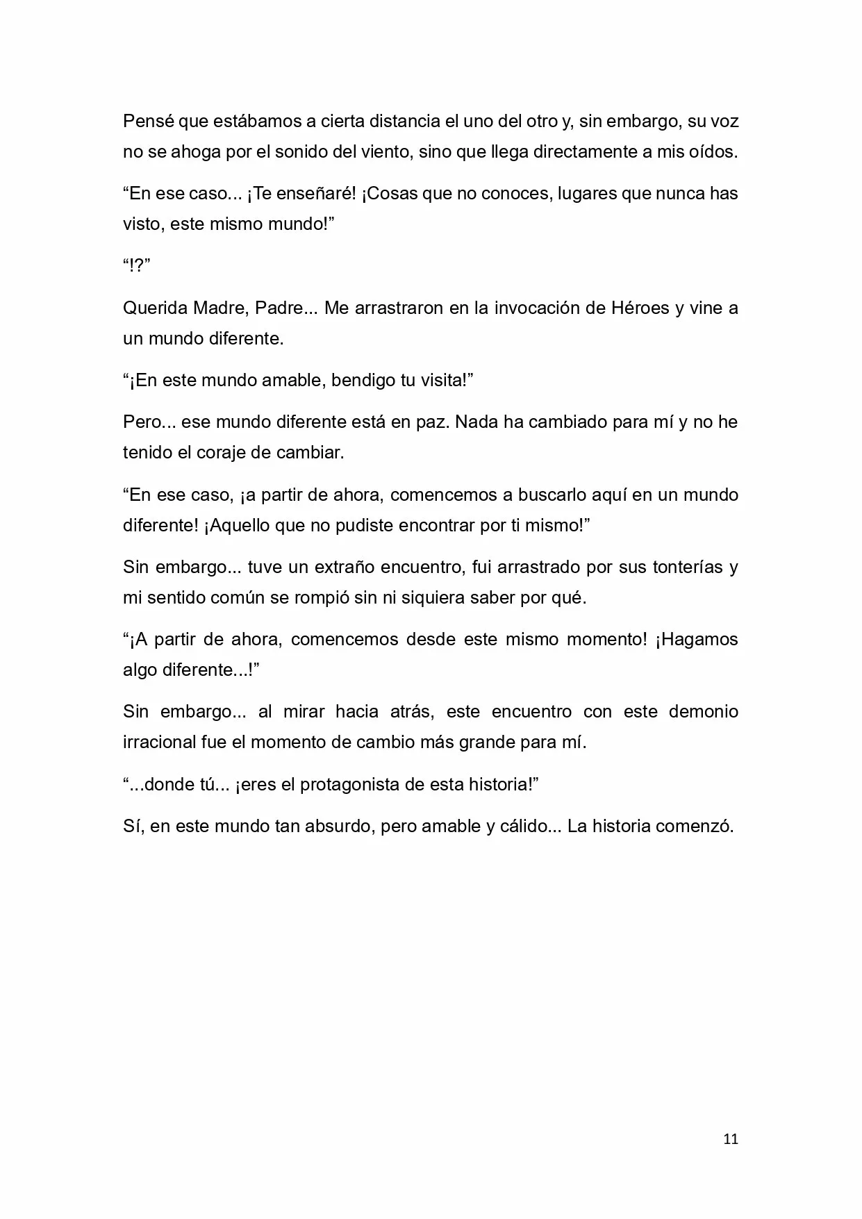 Página 11 del Manga