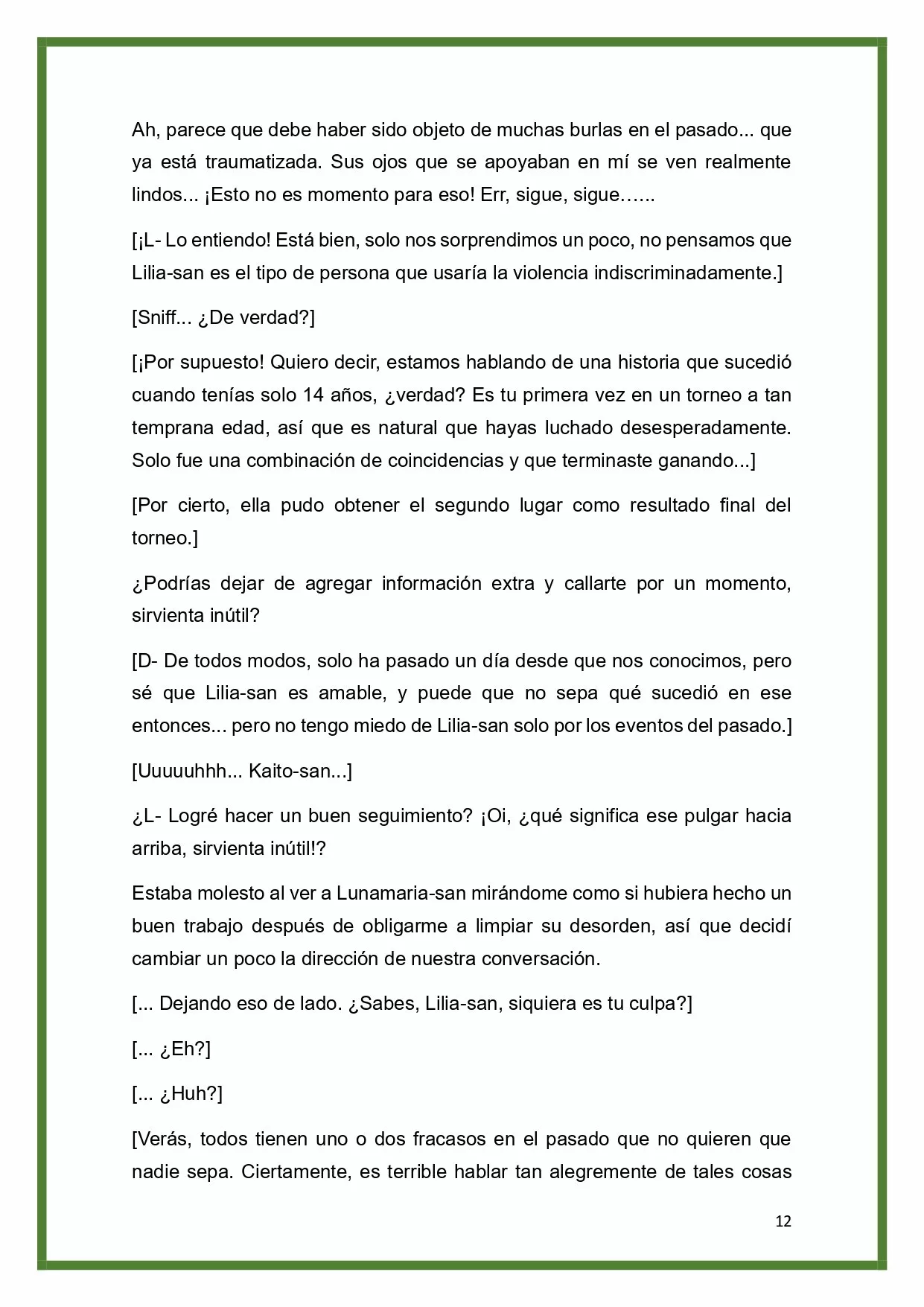 Página 12 del Manga