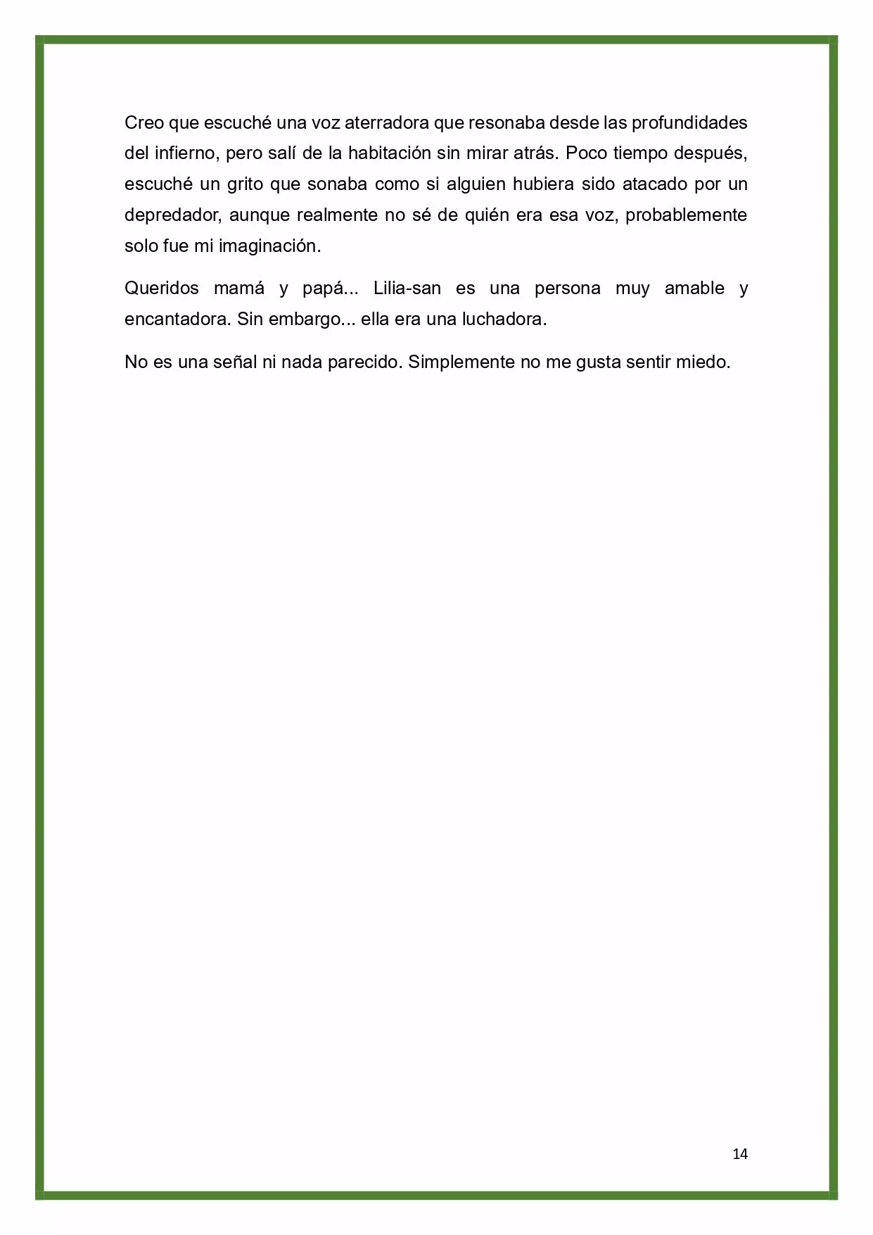 Página 14 del Manga