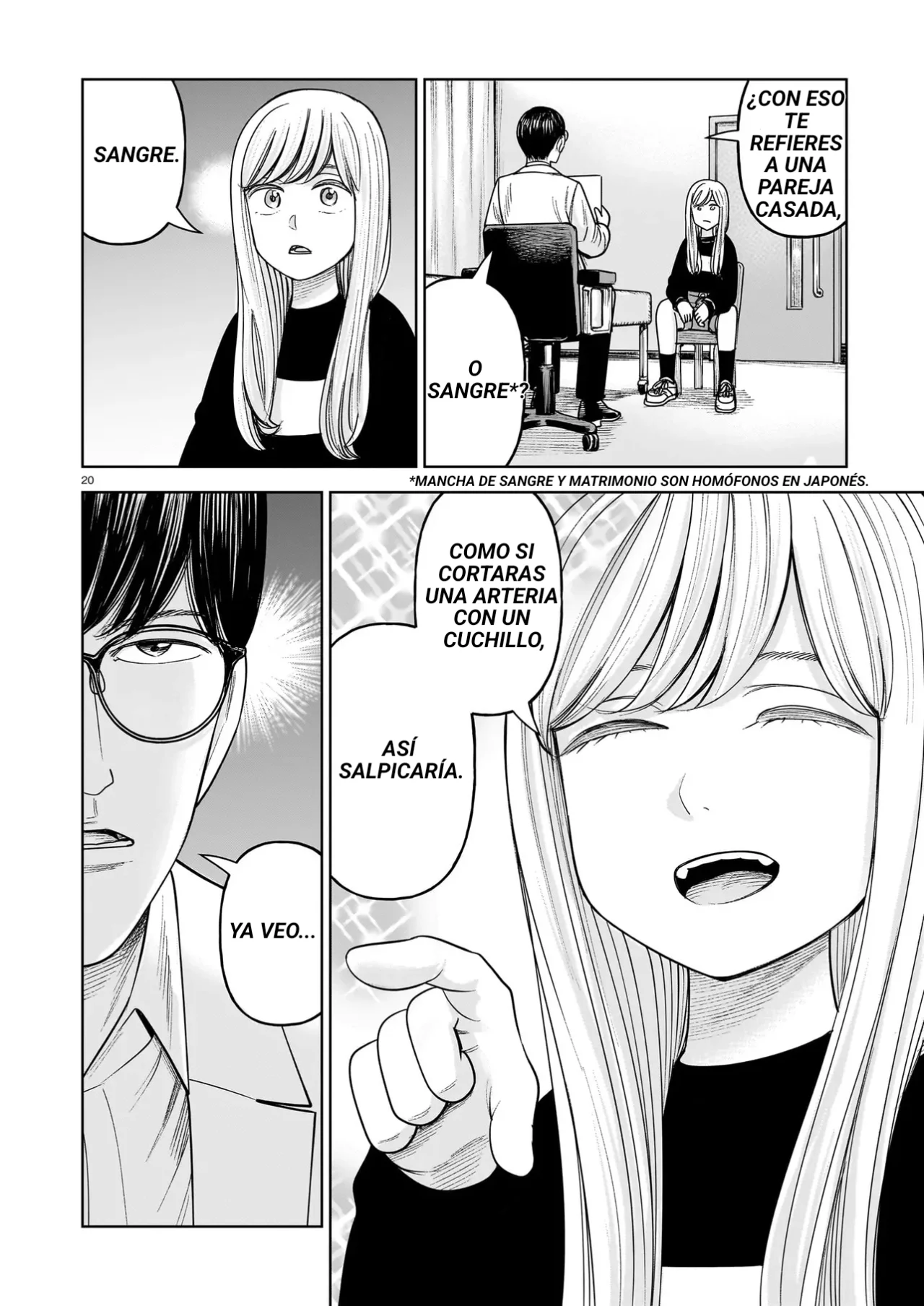 Página 20 del Manga