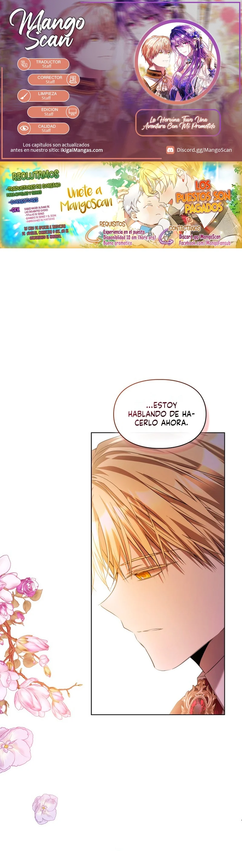 Página 1 del Manga