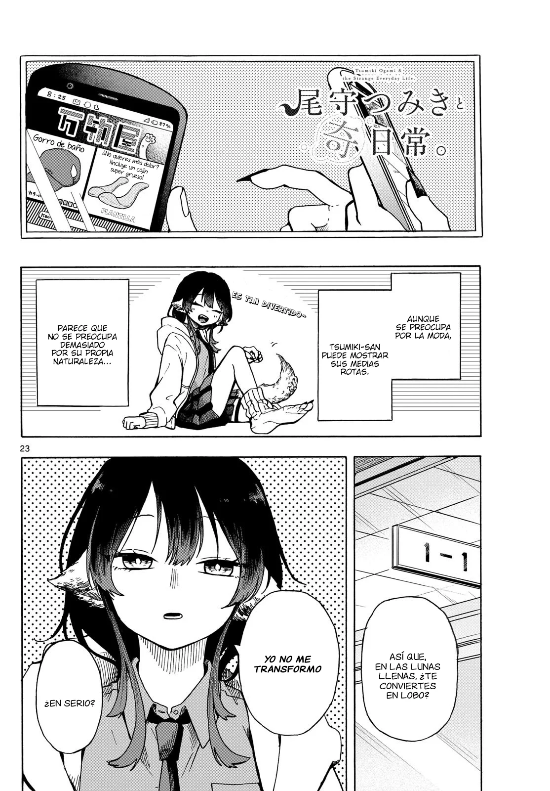 Página 23 del Manga
