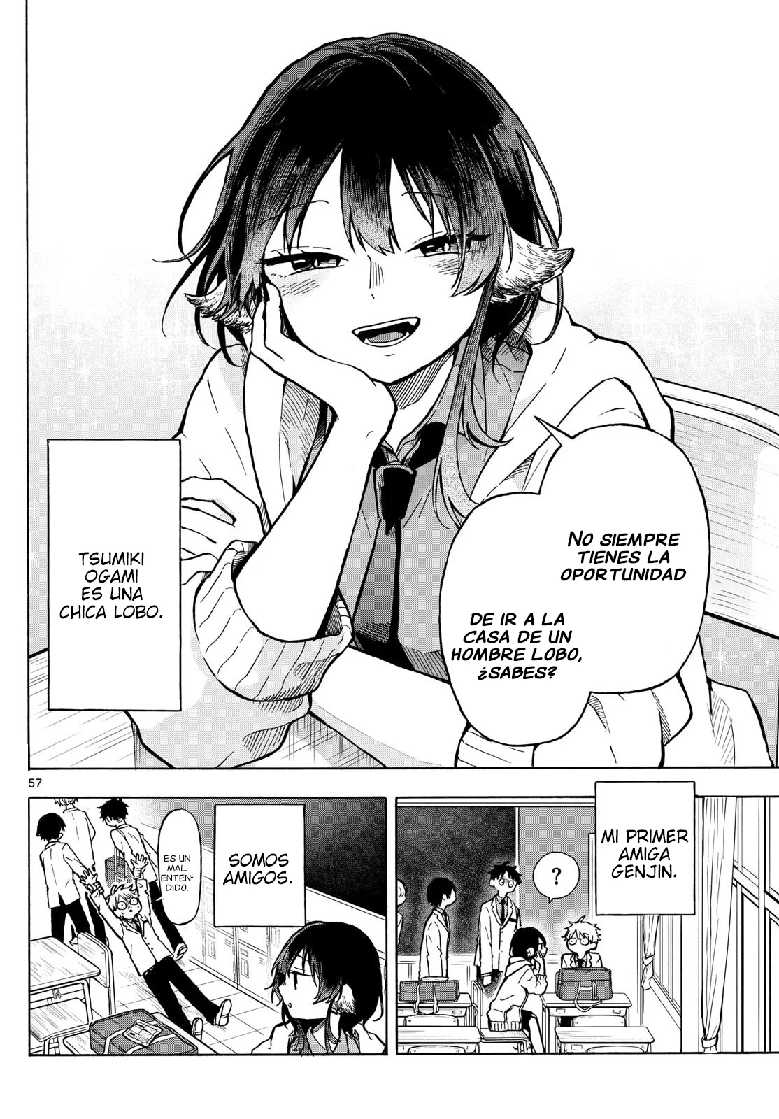 Página 57 del Manga